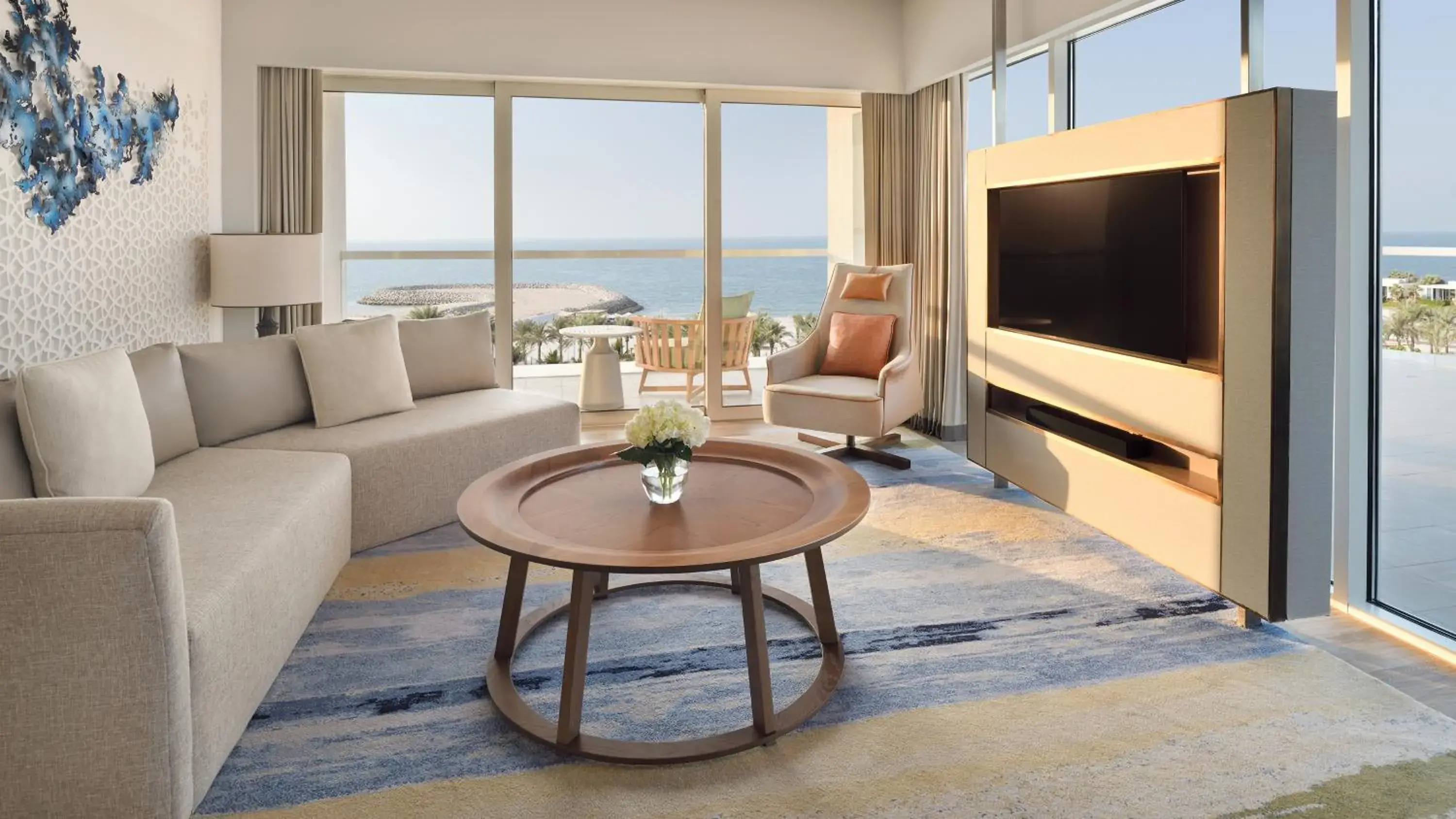 One-Bedroom King Suite with Balcony and Sea View - Club Lounge Access in InterContinental Ras Al Khaimah Resort and Spa, an IHG Hotel One-Bedroom King Suite with Balcony and Sea View - Club Lounge Access in InterContinental Ras Al Khaimah Resort and Spa, an IHG Hotel