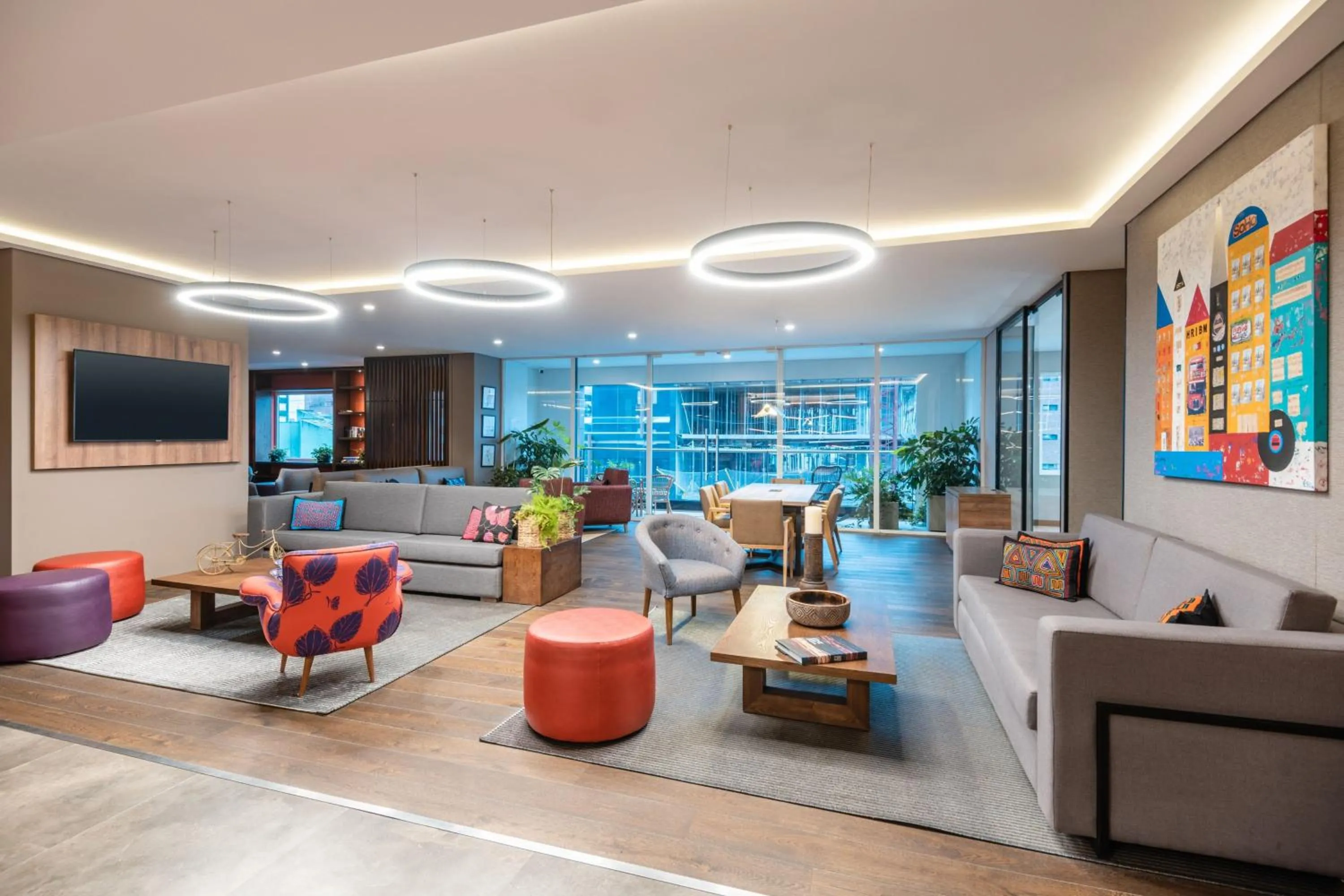 Lobby or reception in Residence Inn by Marriott Bogota