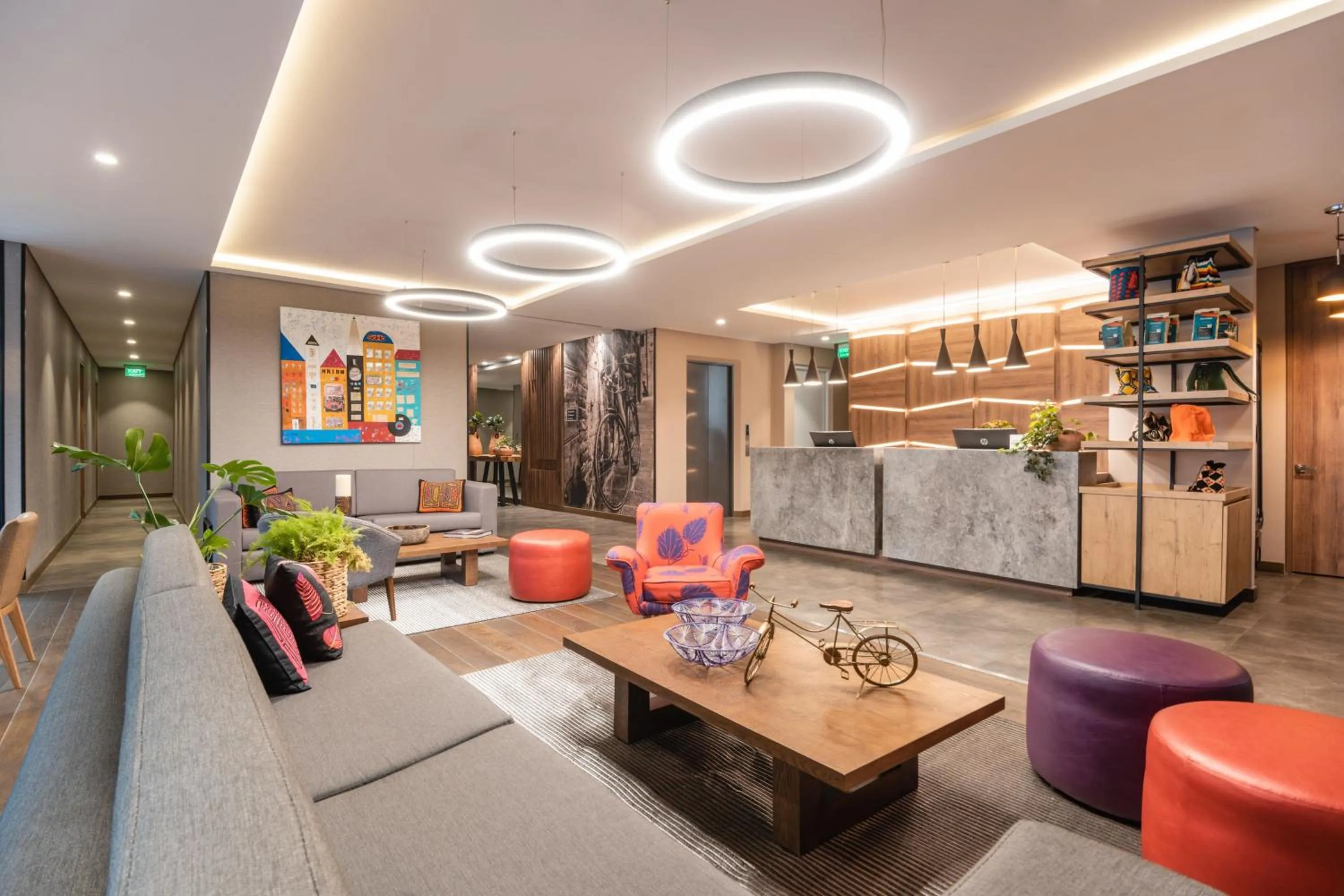 Lobby or reception in Residence Inn by Marriott Bogota