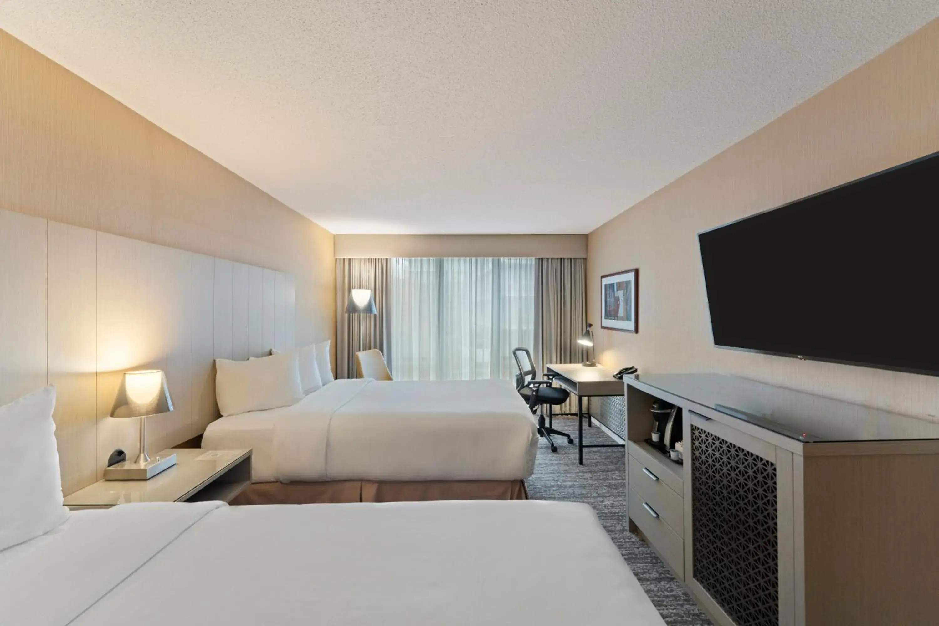 Plaza Room Two Double Beds in Executive Hotel Vancouver Airport Plaza Room Two Double Beds in Executive Hotel Vancouver Airport