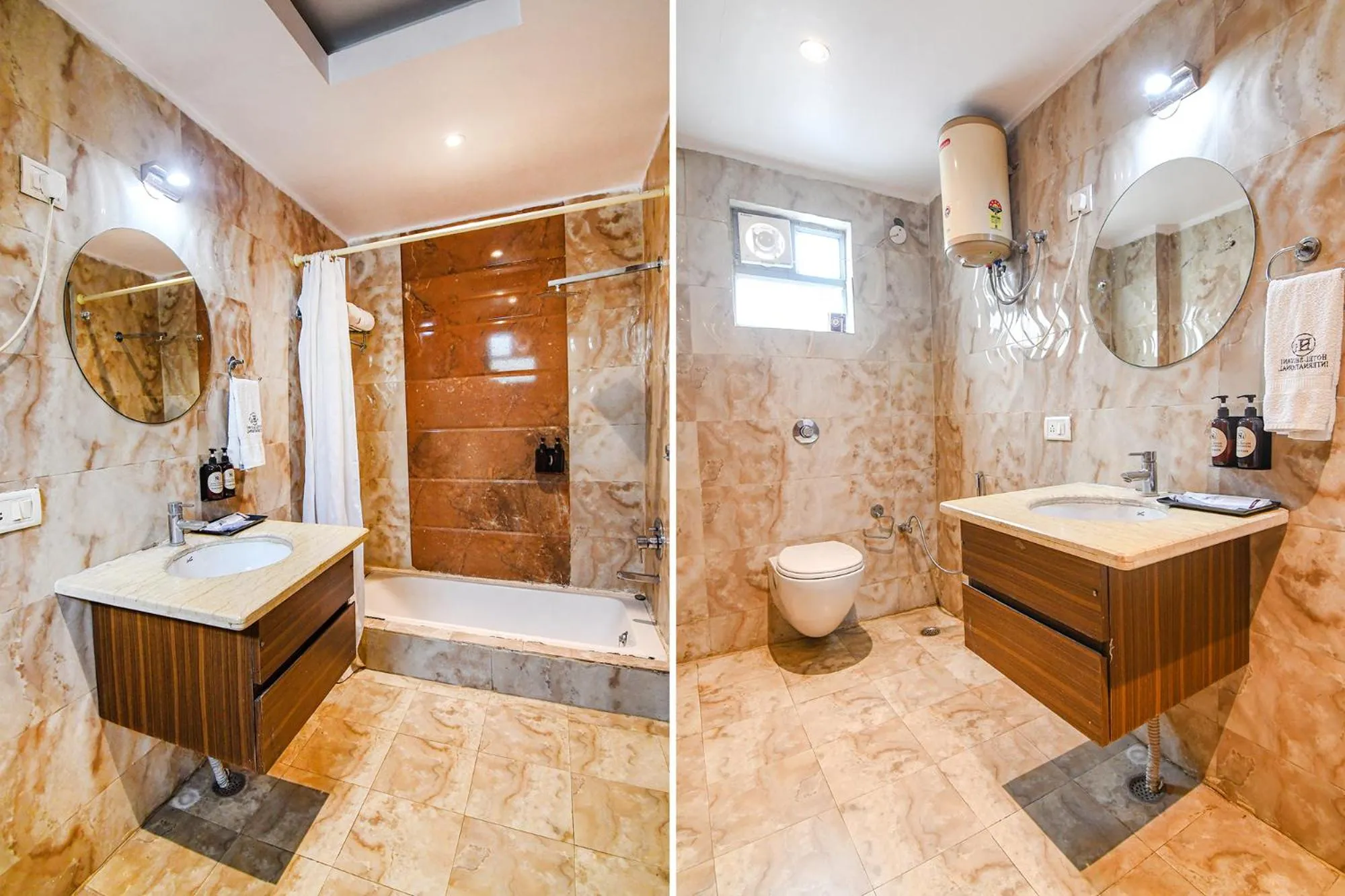 Bathroom in FabHotel Shivani International