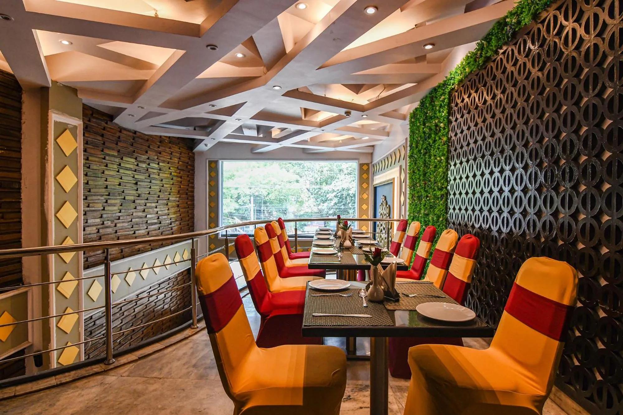 Restaurant/places to eat in FabHotel Shivani International