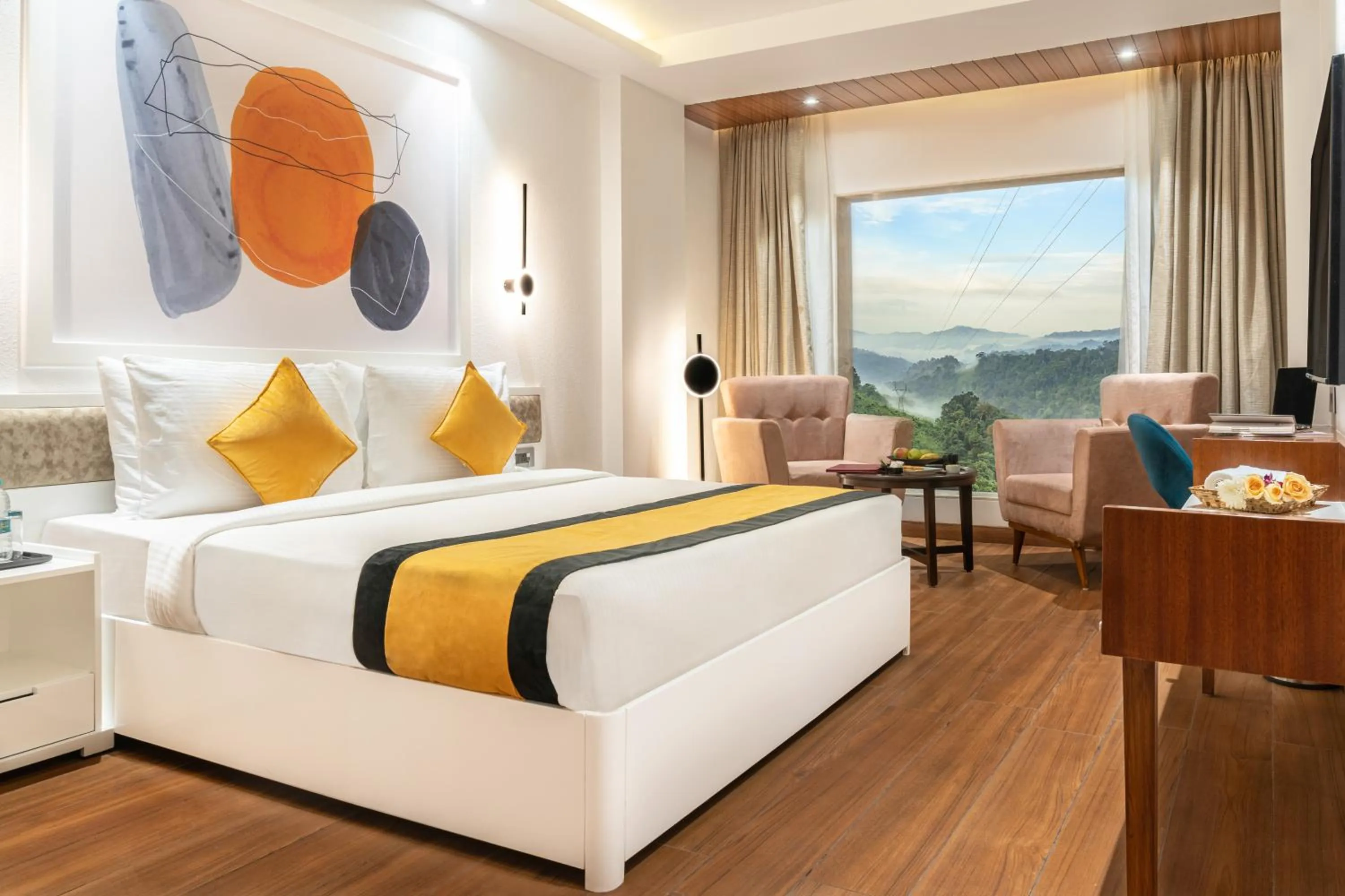 Bedroom, Bed in Clarion Hotel Dehradun