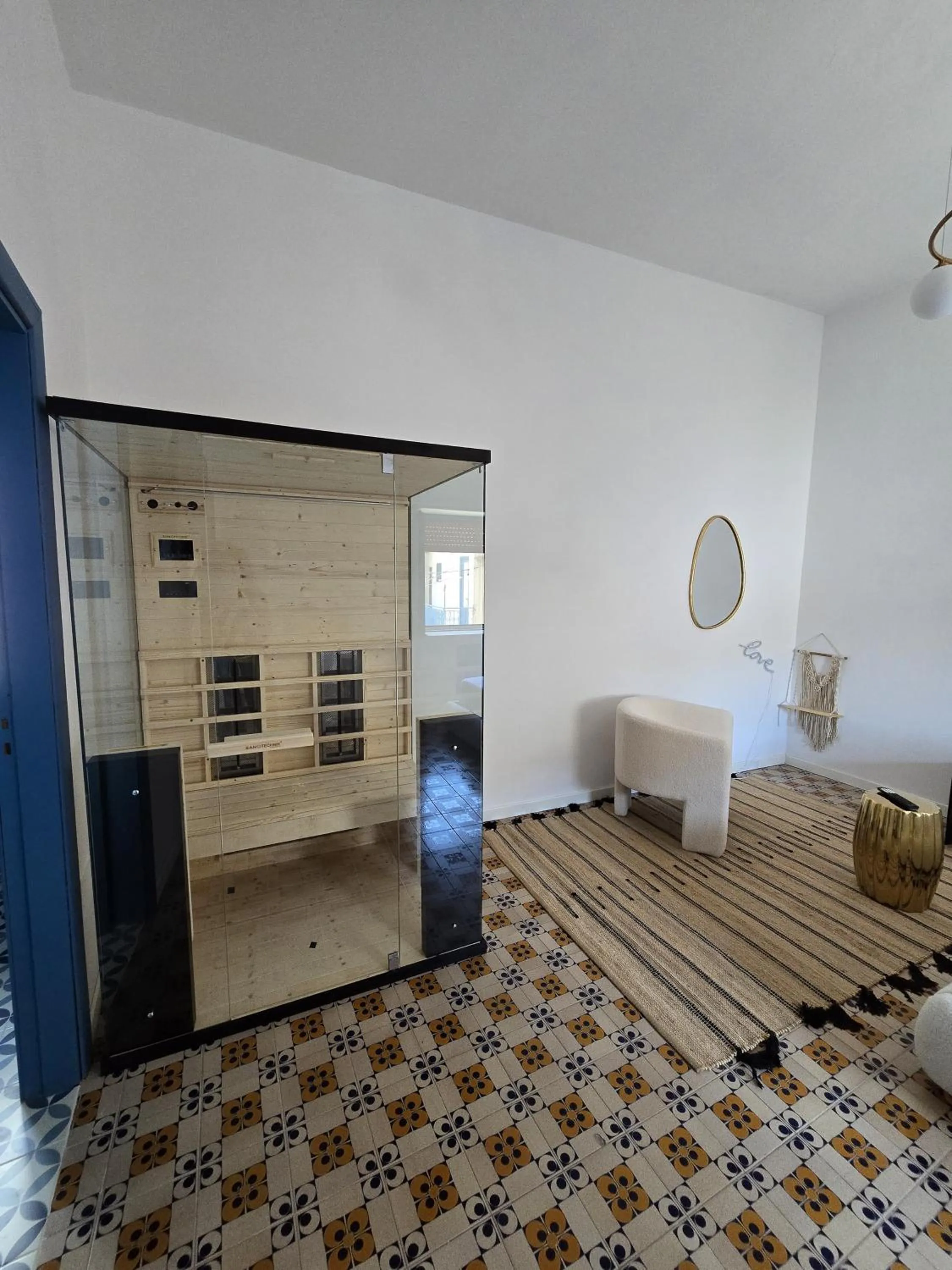 Sauna, Bed in Terra Muronis Hotel Diffuso