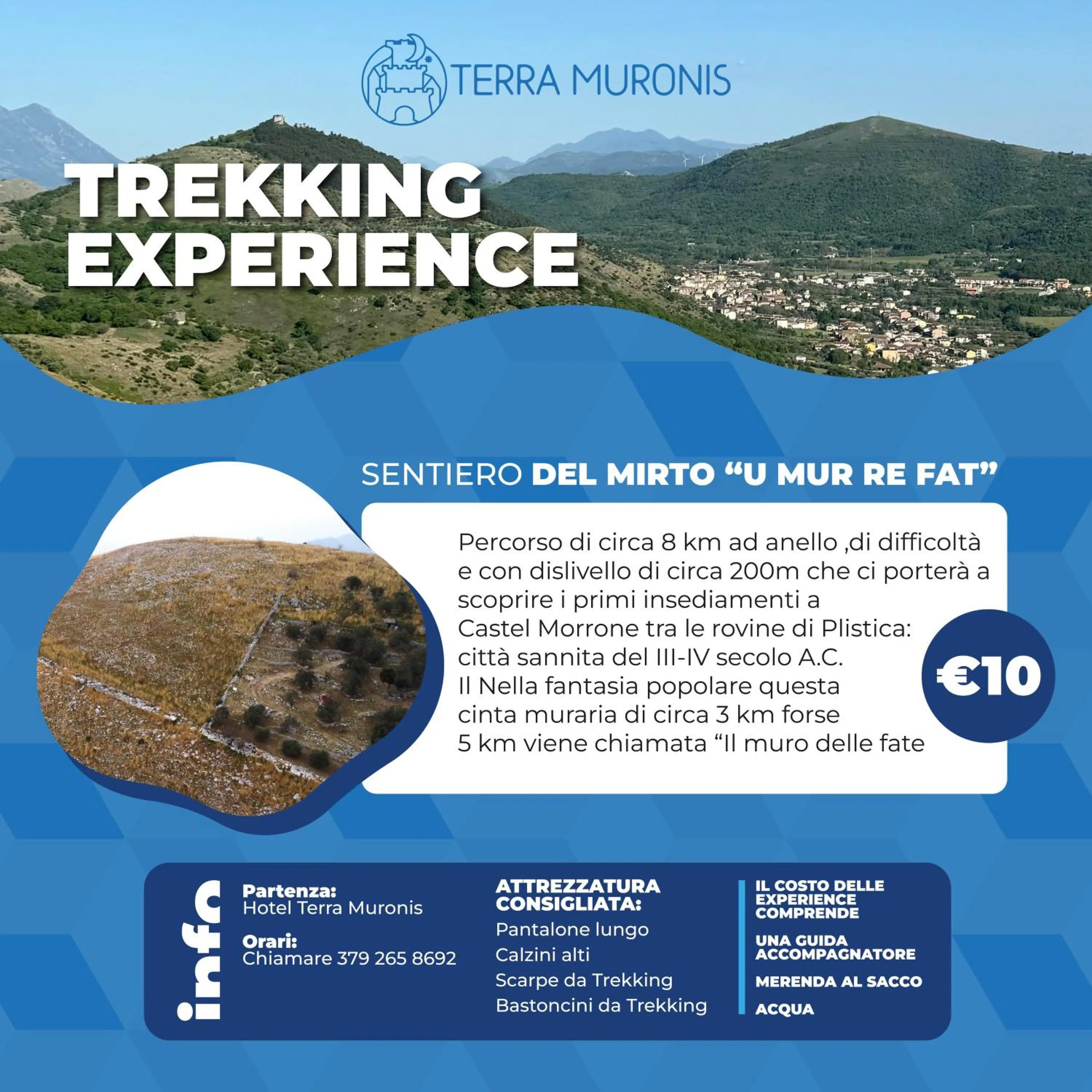 Hiking in Terra Muronis Hotel Diffuso