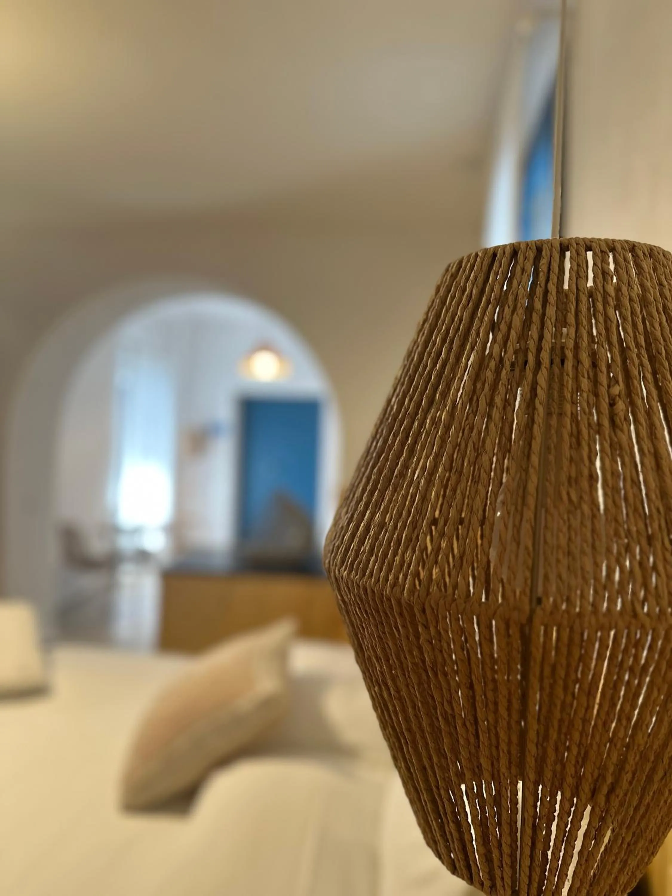 Decorative detail, Bed in Terra Muronis Hotel Diffuso