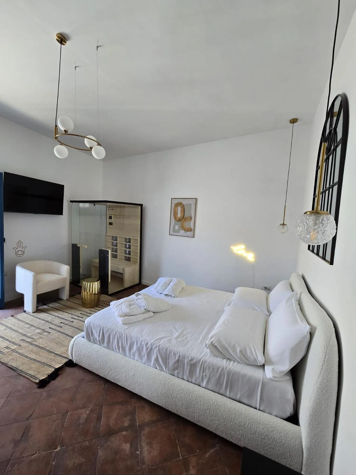 Bed in Terra Muronis Hotel Diffuso