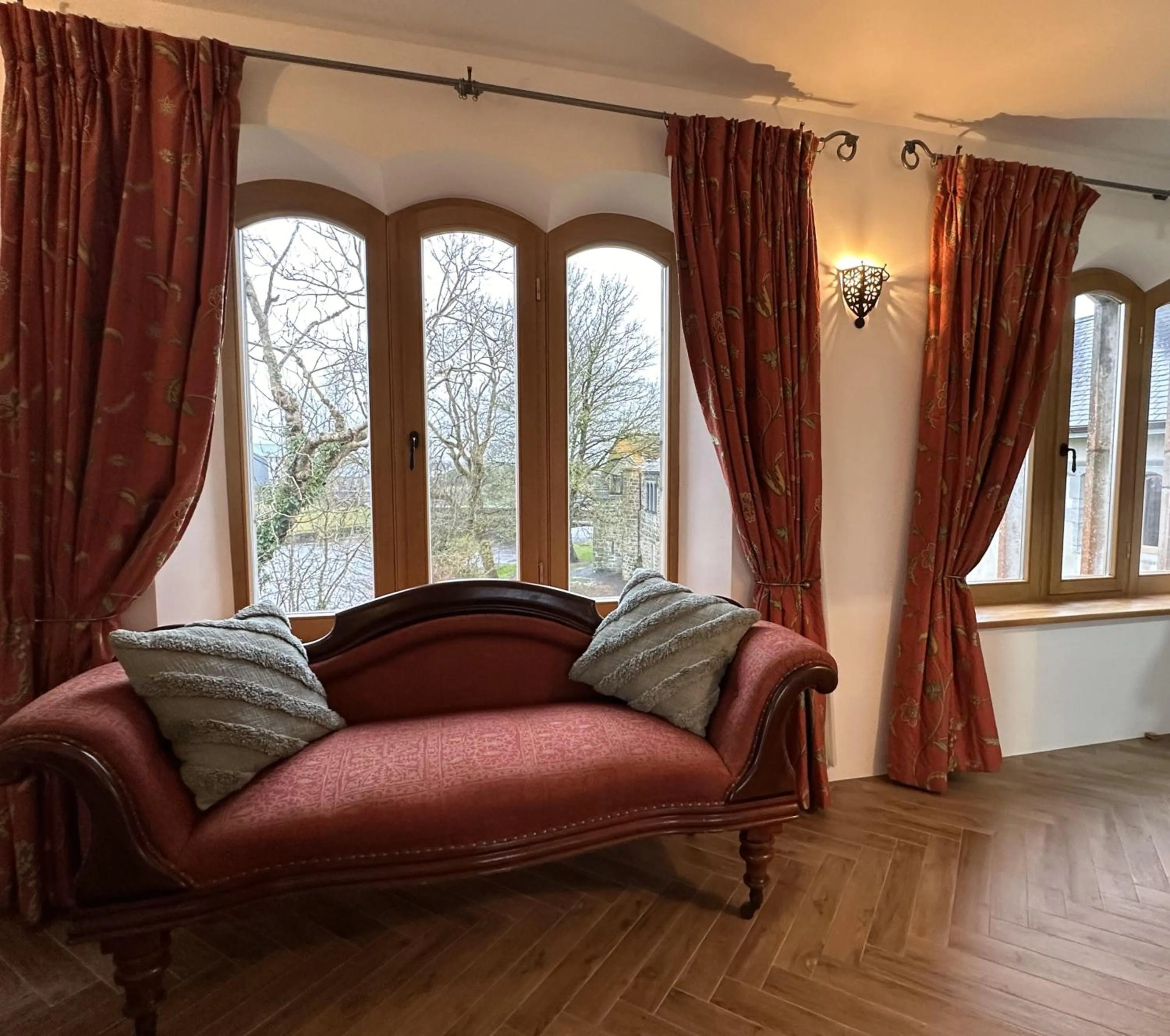 Seating area in Claregalway Castle