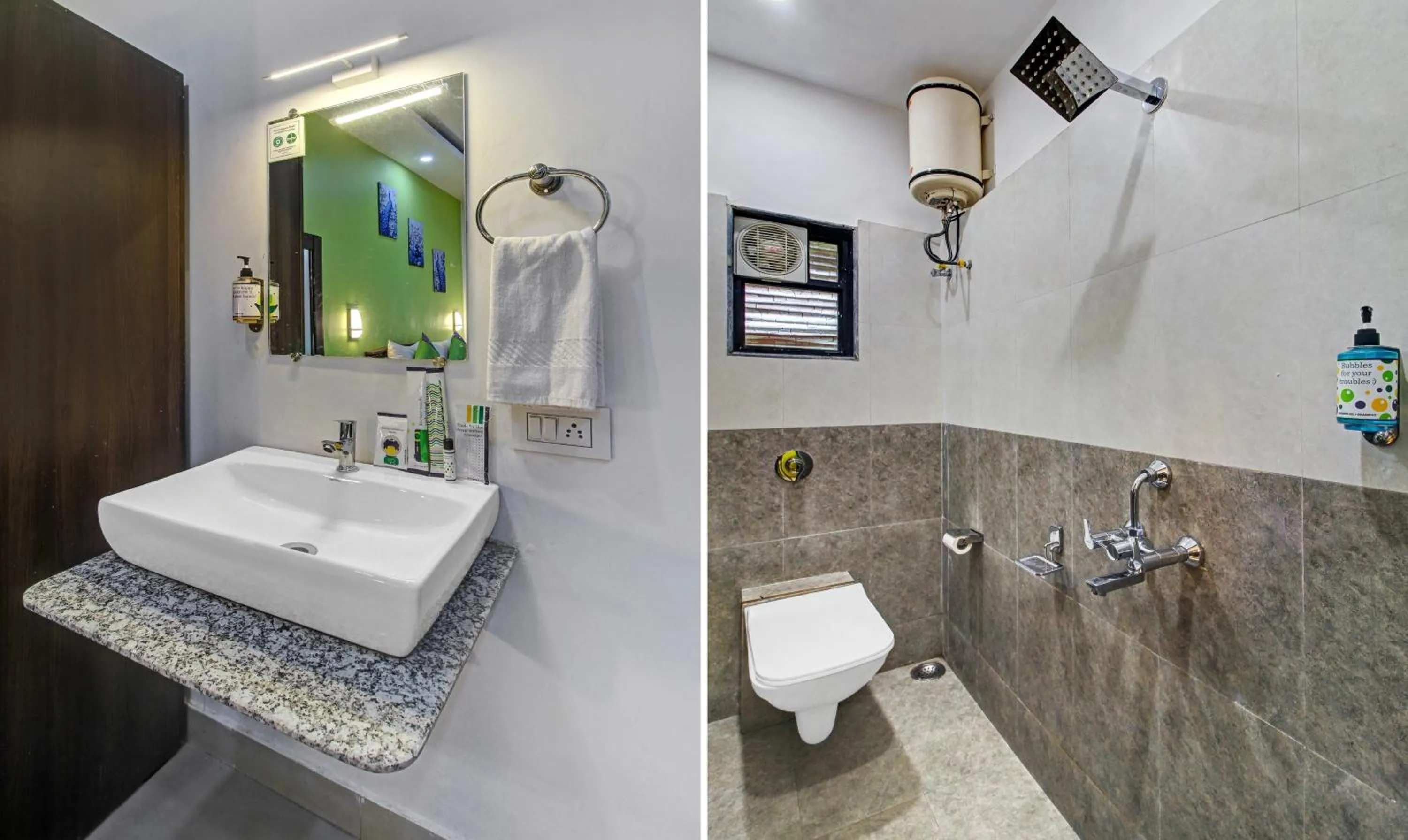 Bathroom in Treebo La Paradise