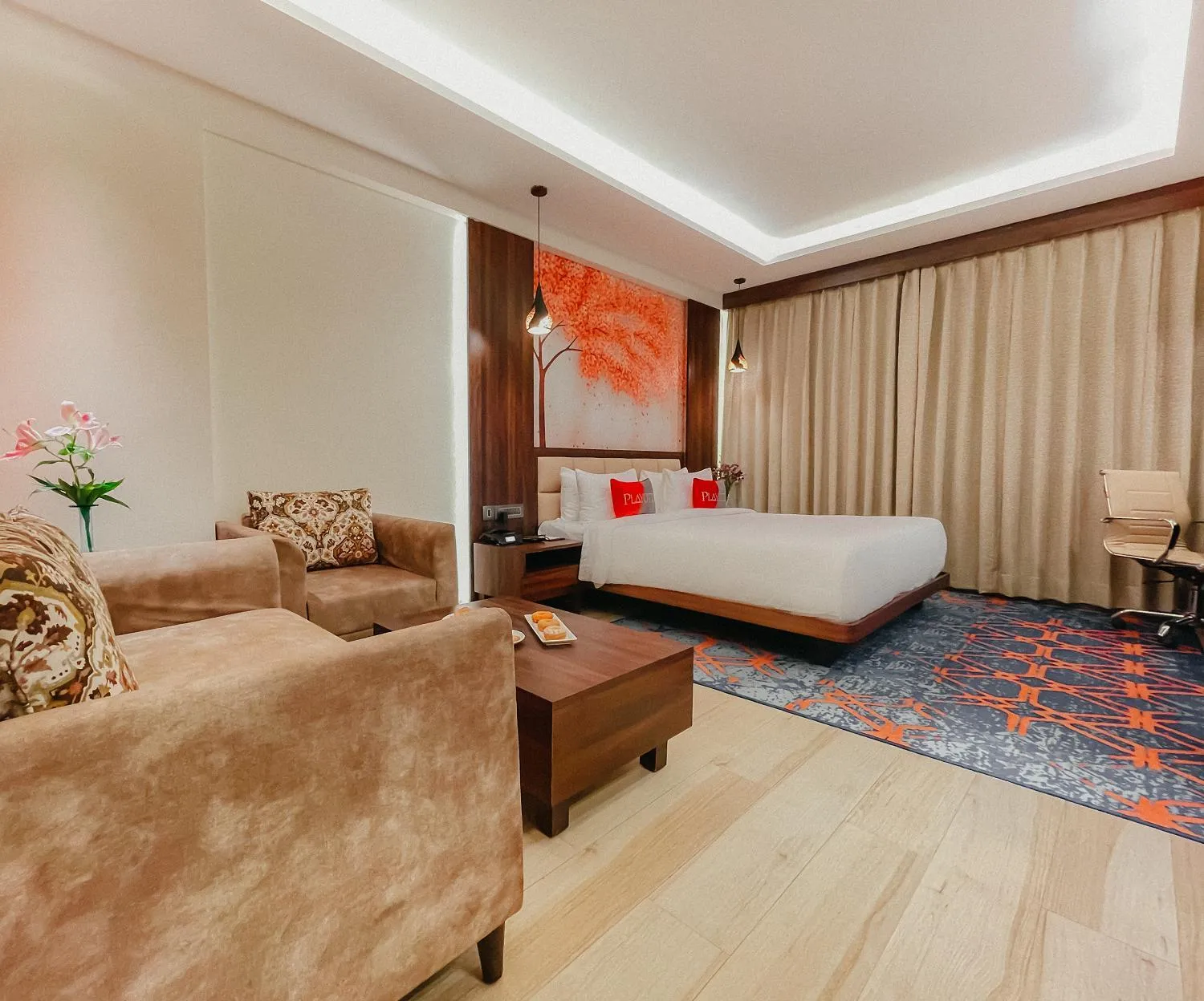 Bed in Playotel Premier Vijay Nagar