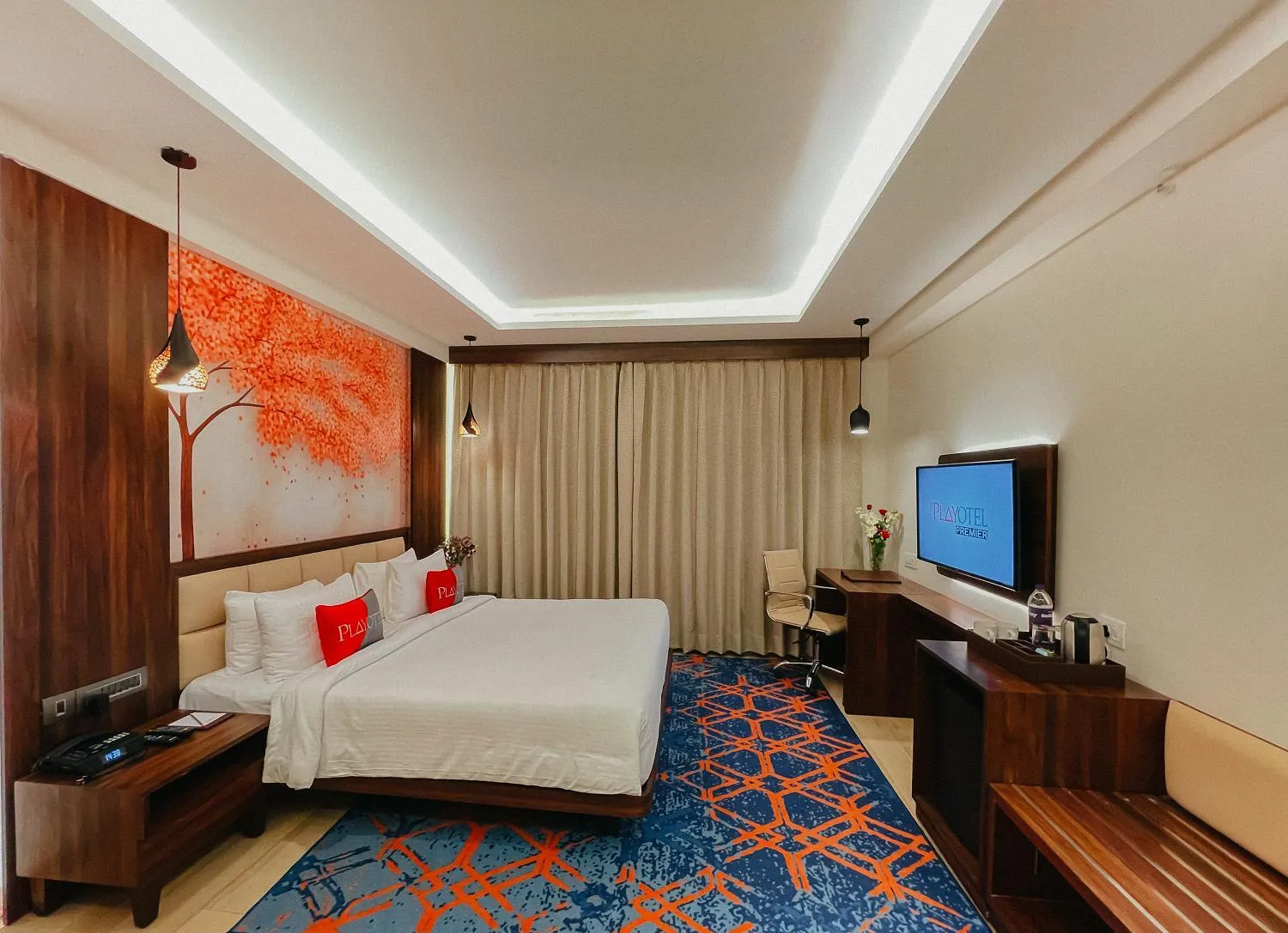 Bed in Playotel Premier Vijay Nagar