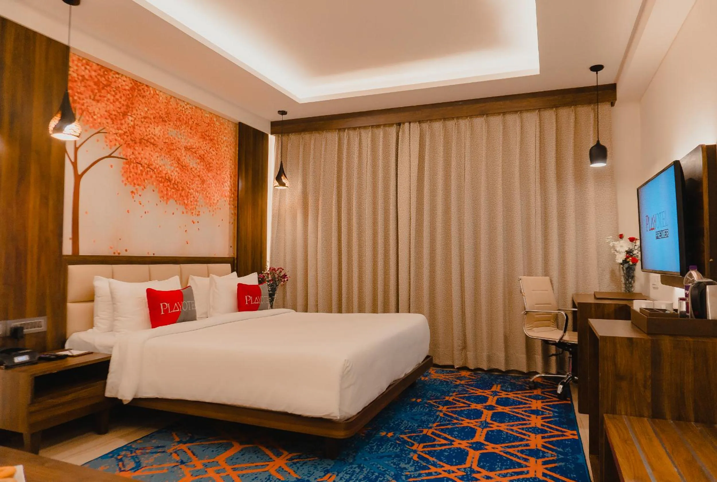 Bed in Playotel Premier Vijay Nagar