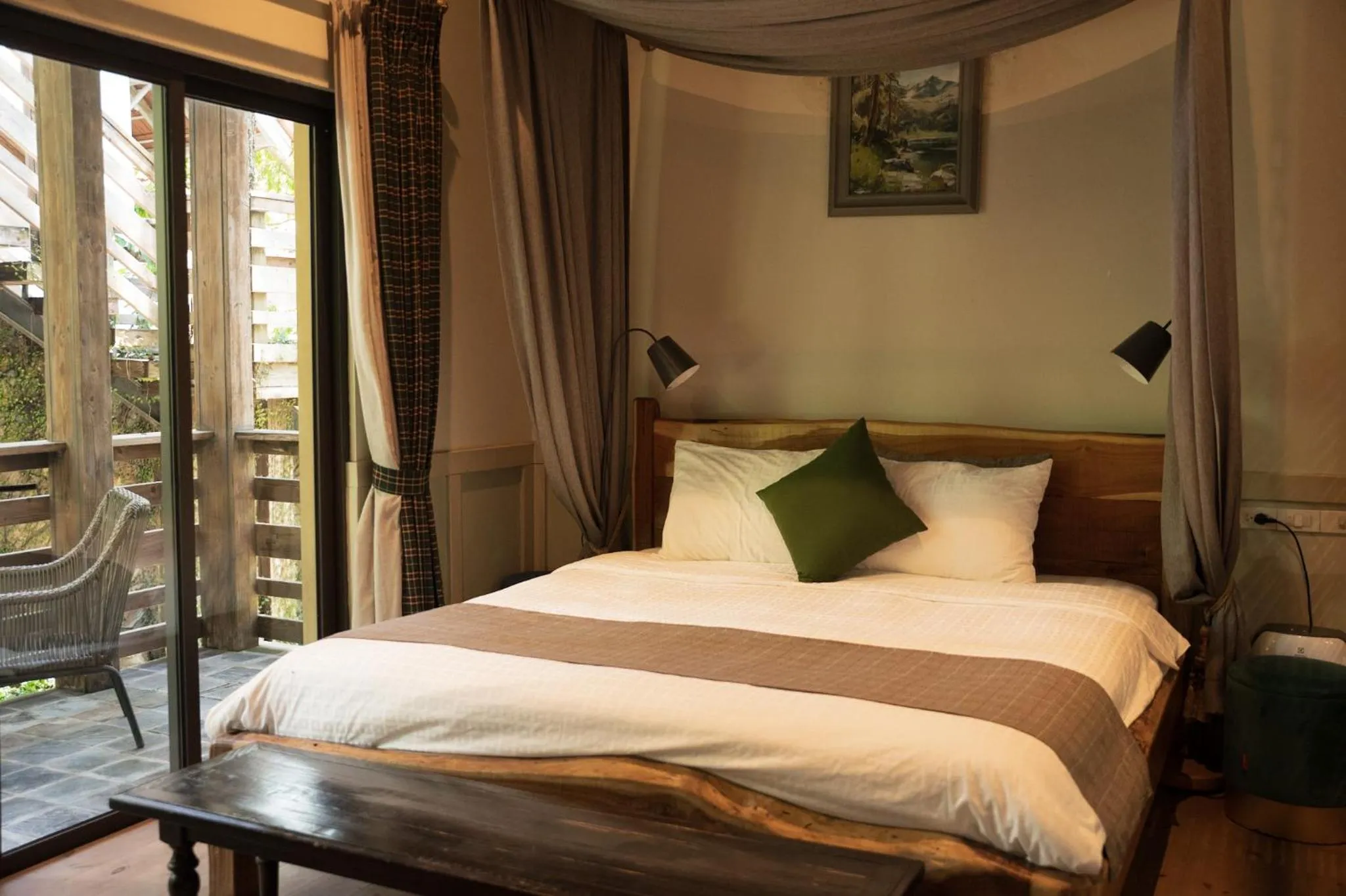 Bed in AMAYA HOME - Lodge, Spa & Restaurant