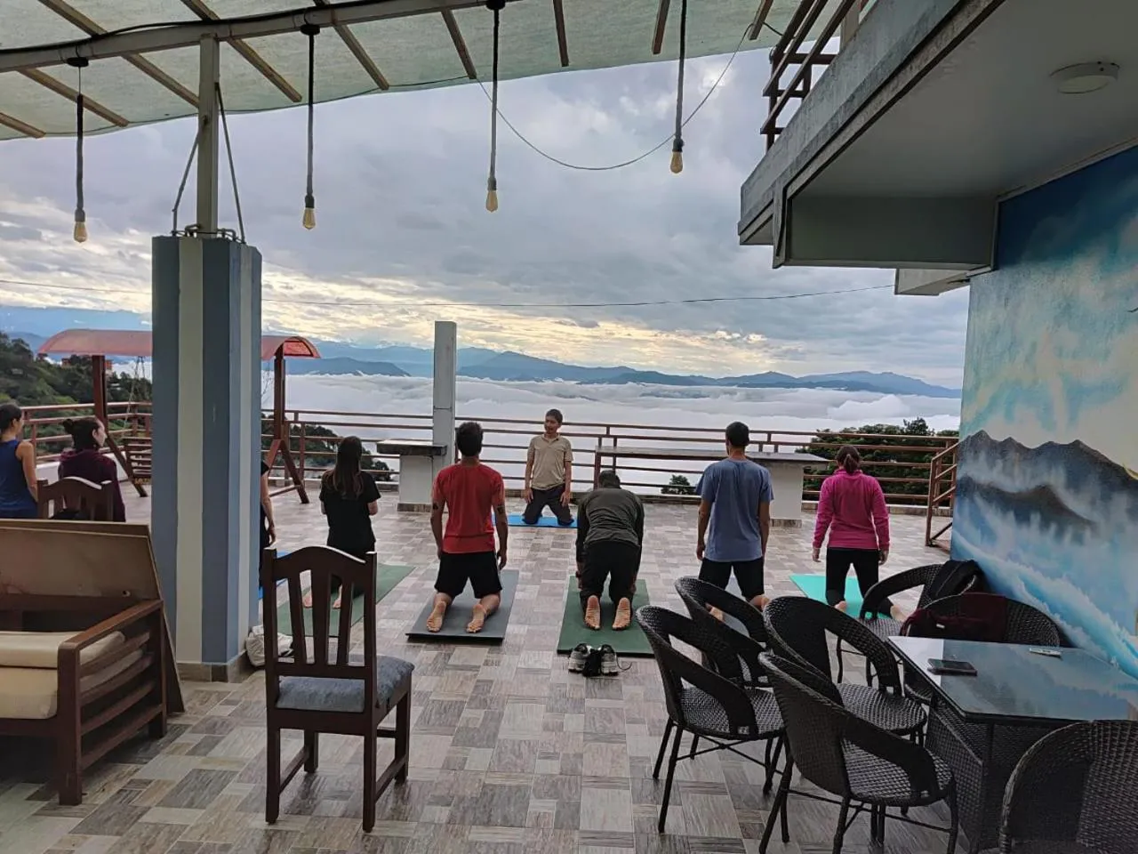 Balcony/Terrace in Hotel Himalayan Glacier