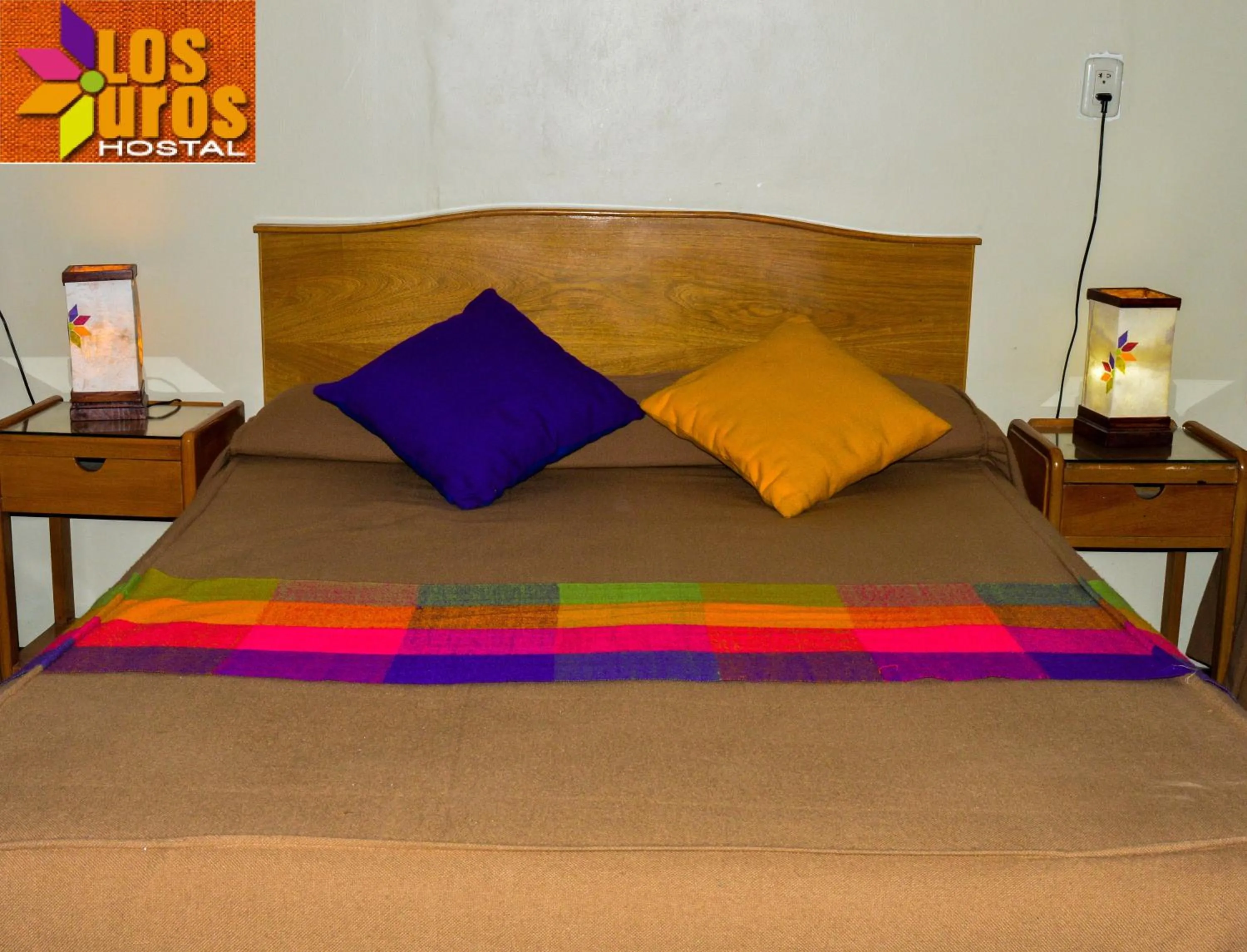 Bed in Hostal los Uros