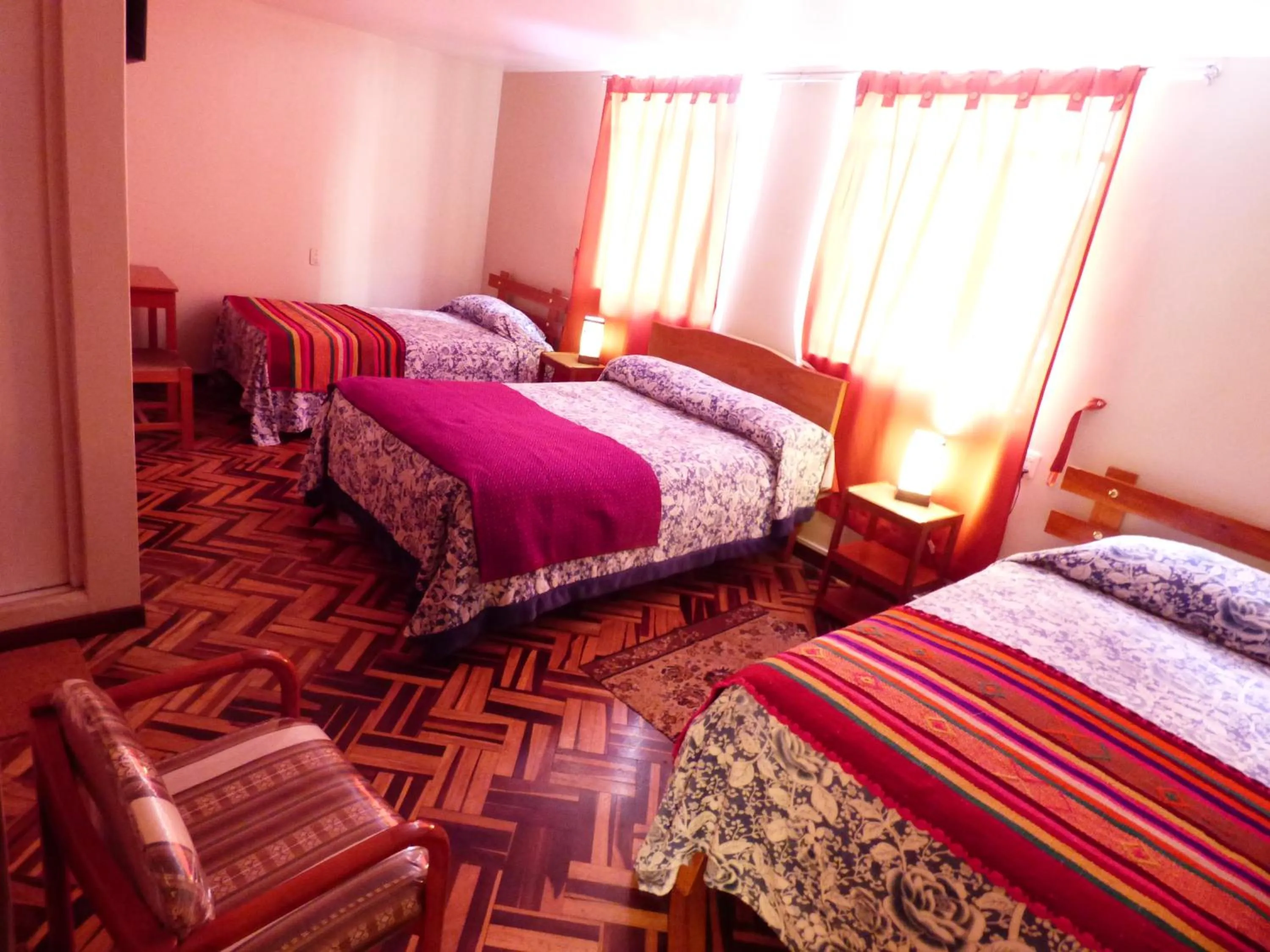 Bed in Hostal los Uros
