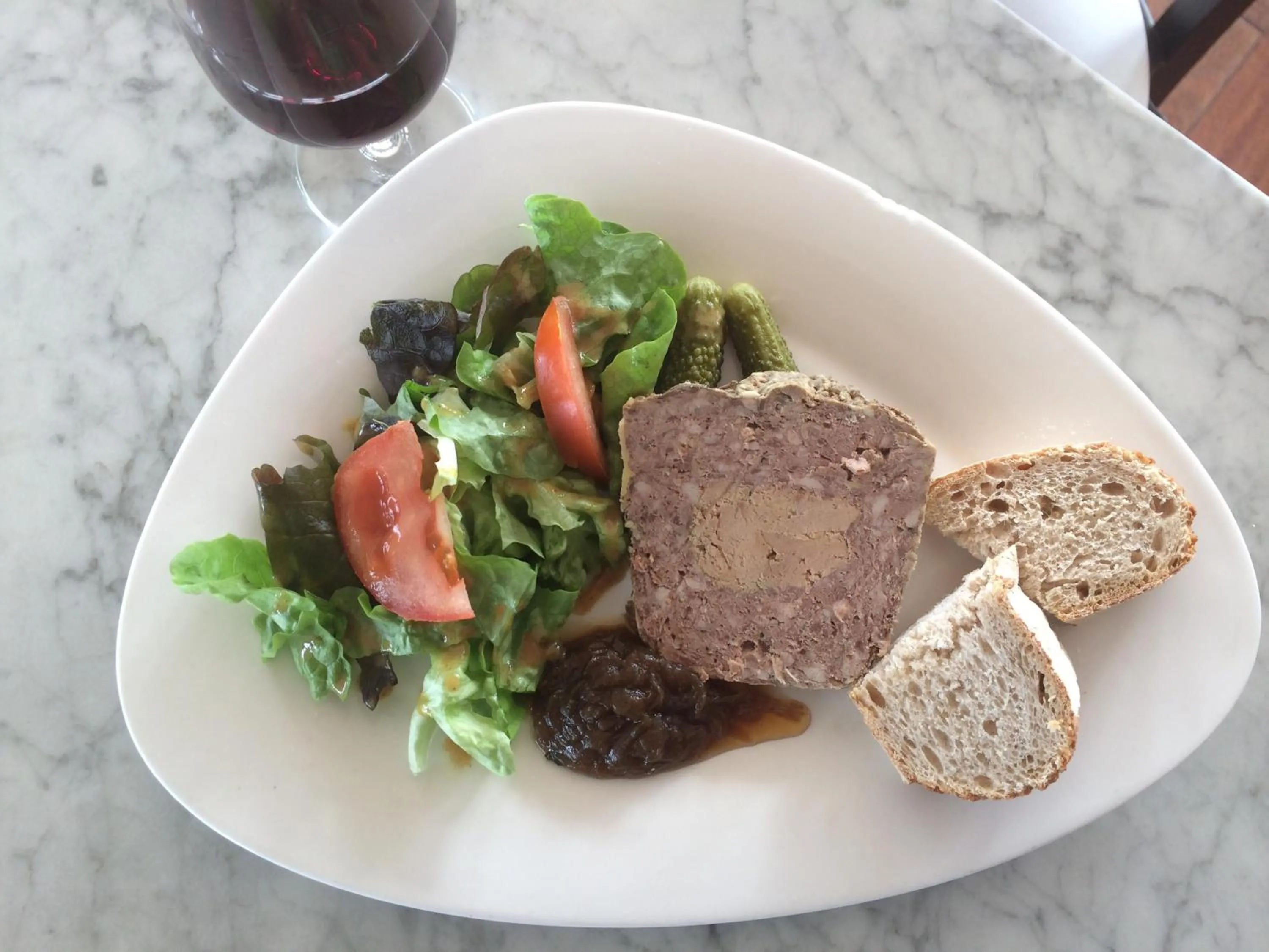 Food close-up in Hôtel Evan