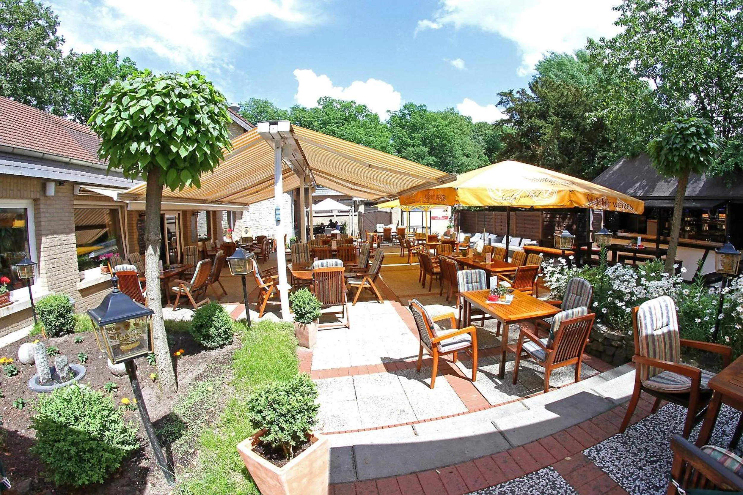 Garden in Hotel Busch-Atter