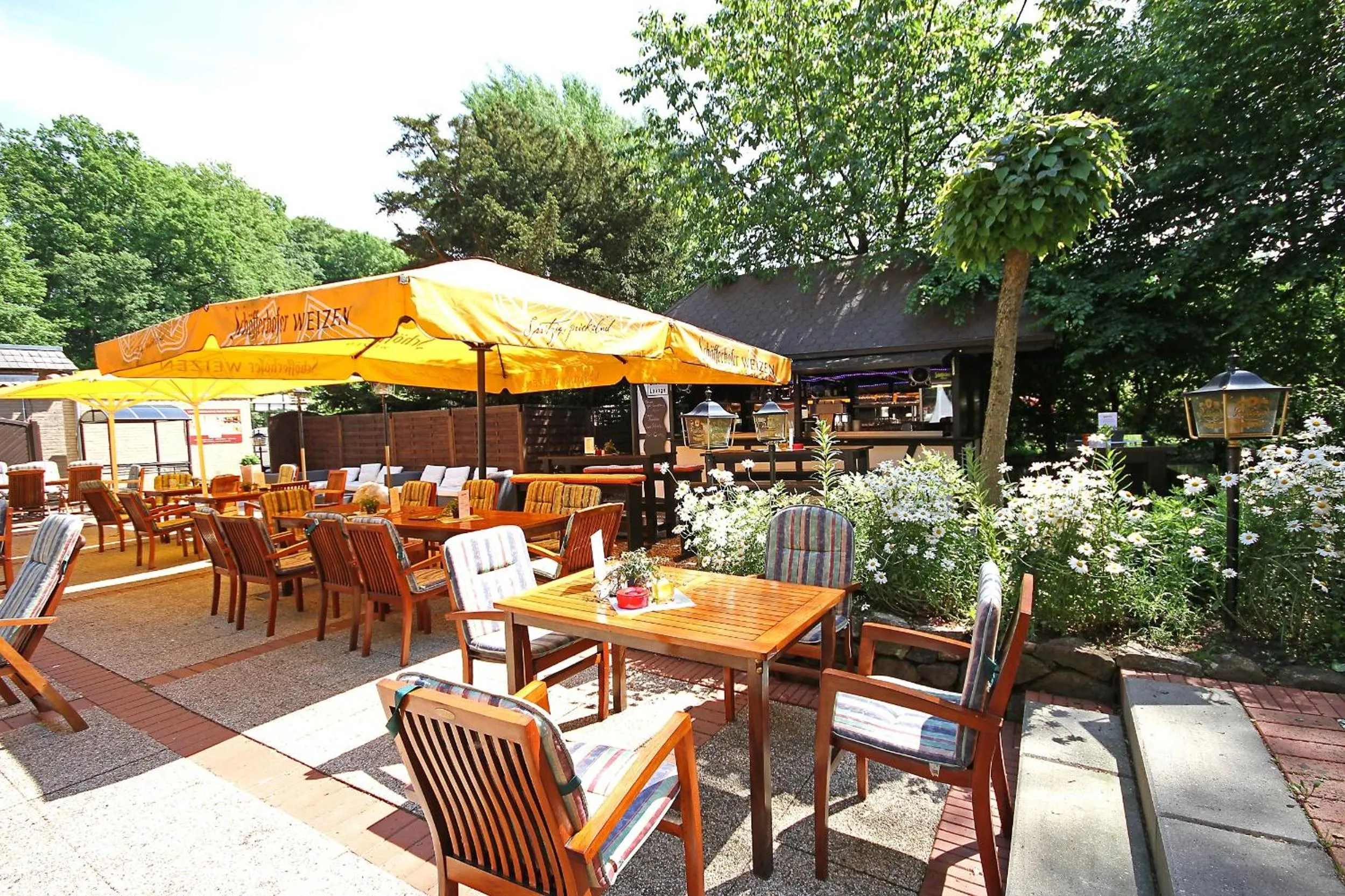Garden in Hotel Busch-Atter