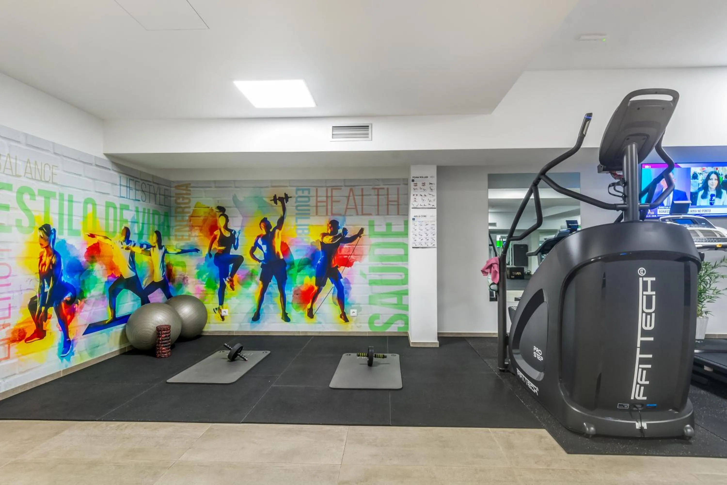 Fitness centre/facilities in Hotel Rural Brícia Du Mar