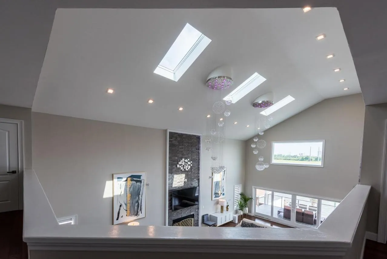 Living room in Lago-mar Luxury Modern Waterfront Home