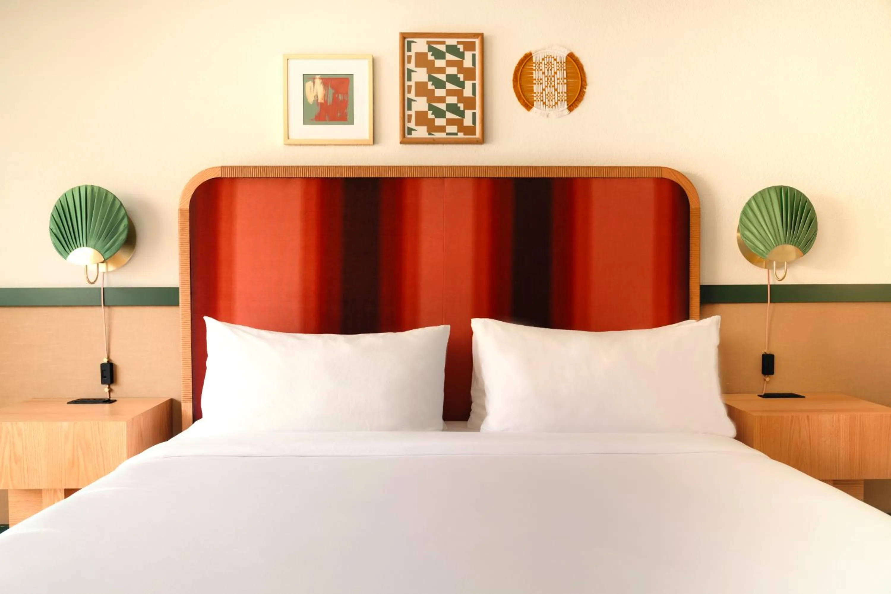 Bed in Life House, Palm Springs