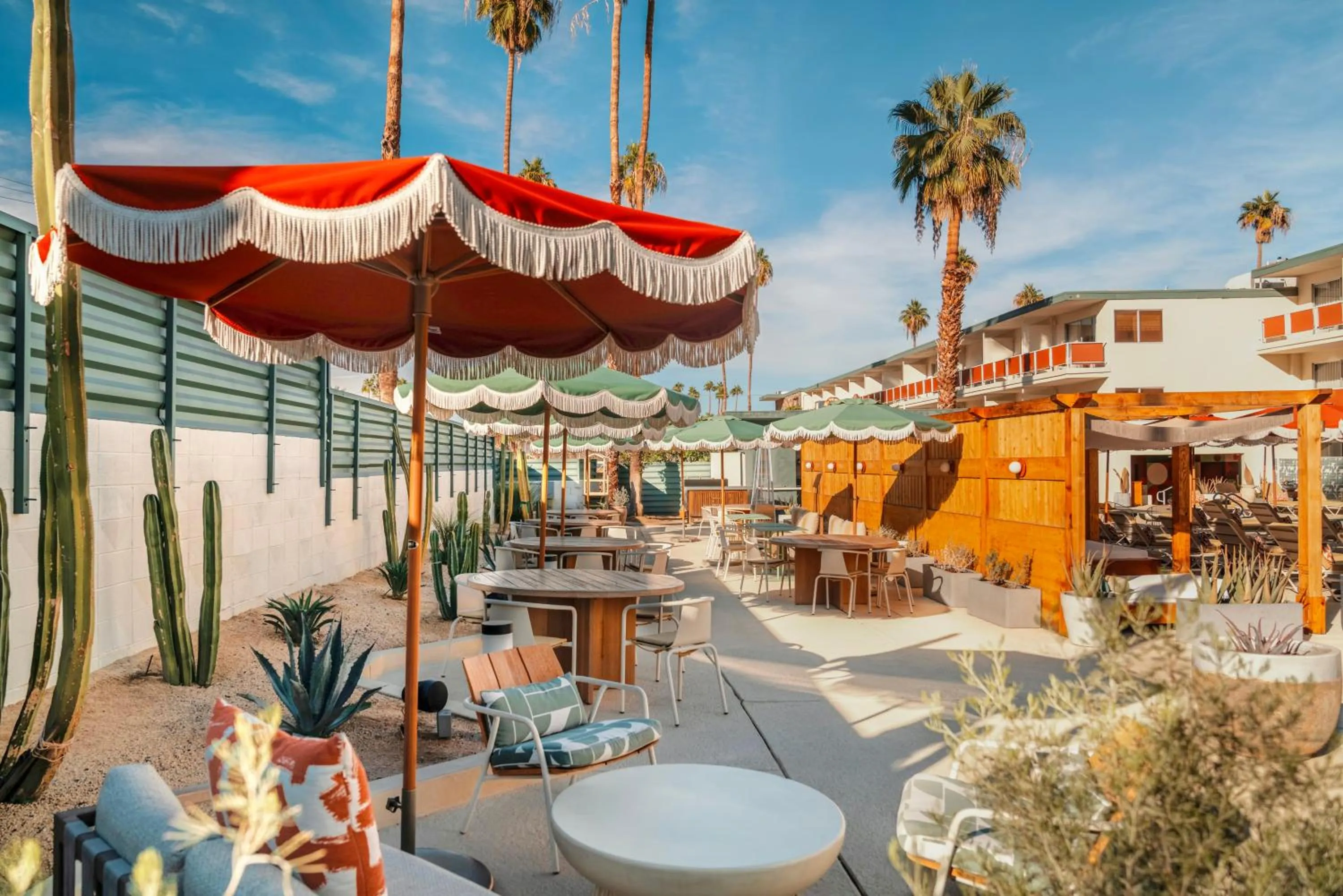 Patio in Life House, Palm Springs