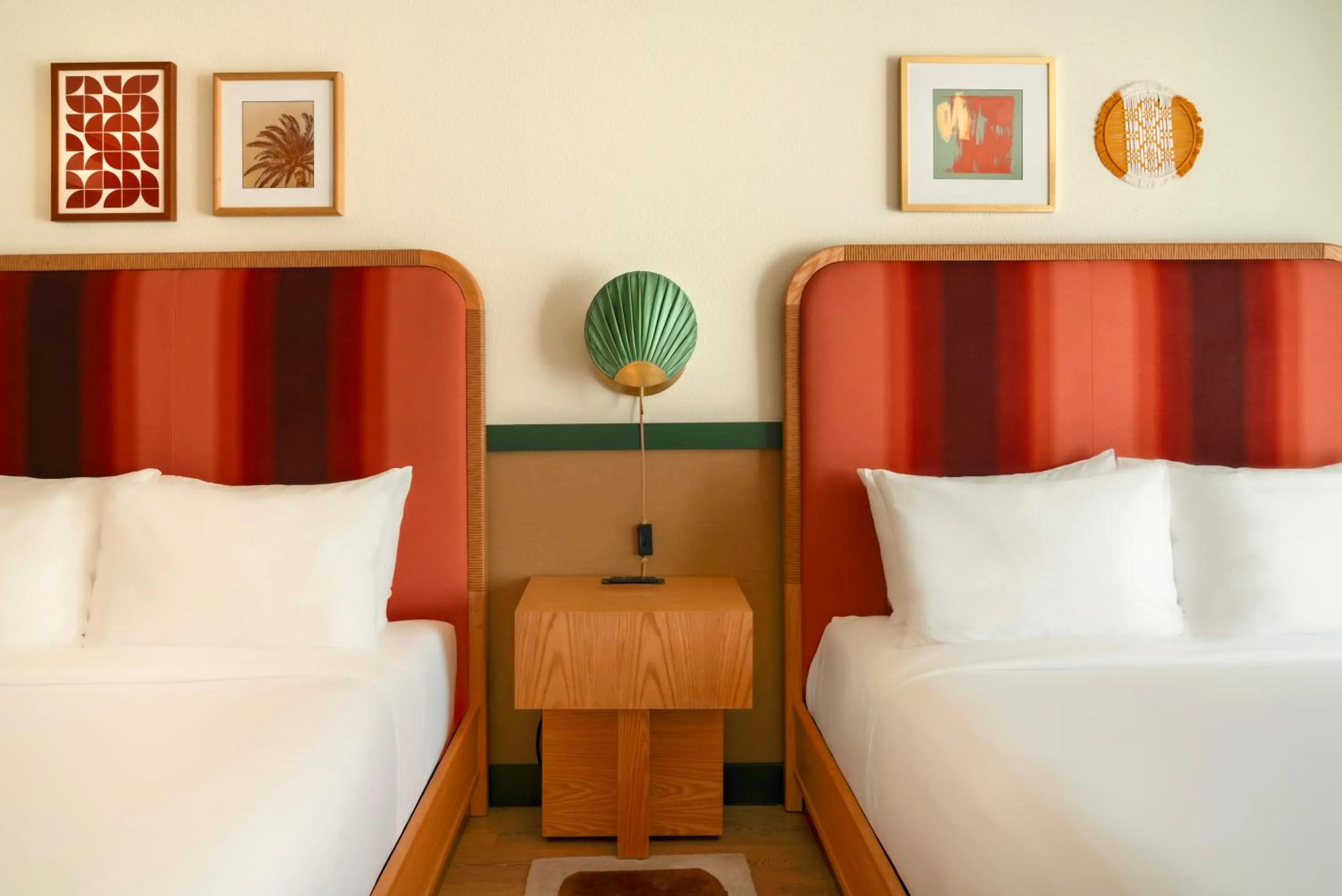 Bed in Life House, Palm Springs