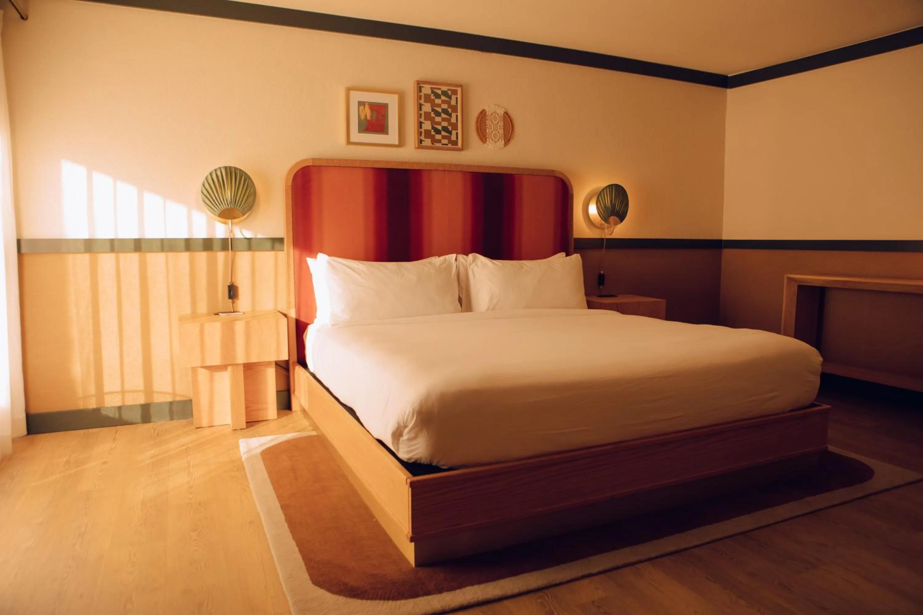 Bed in Life House, Palm Springs