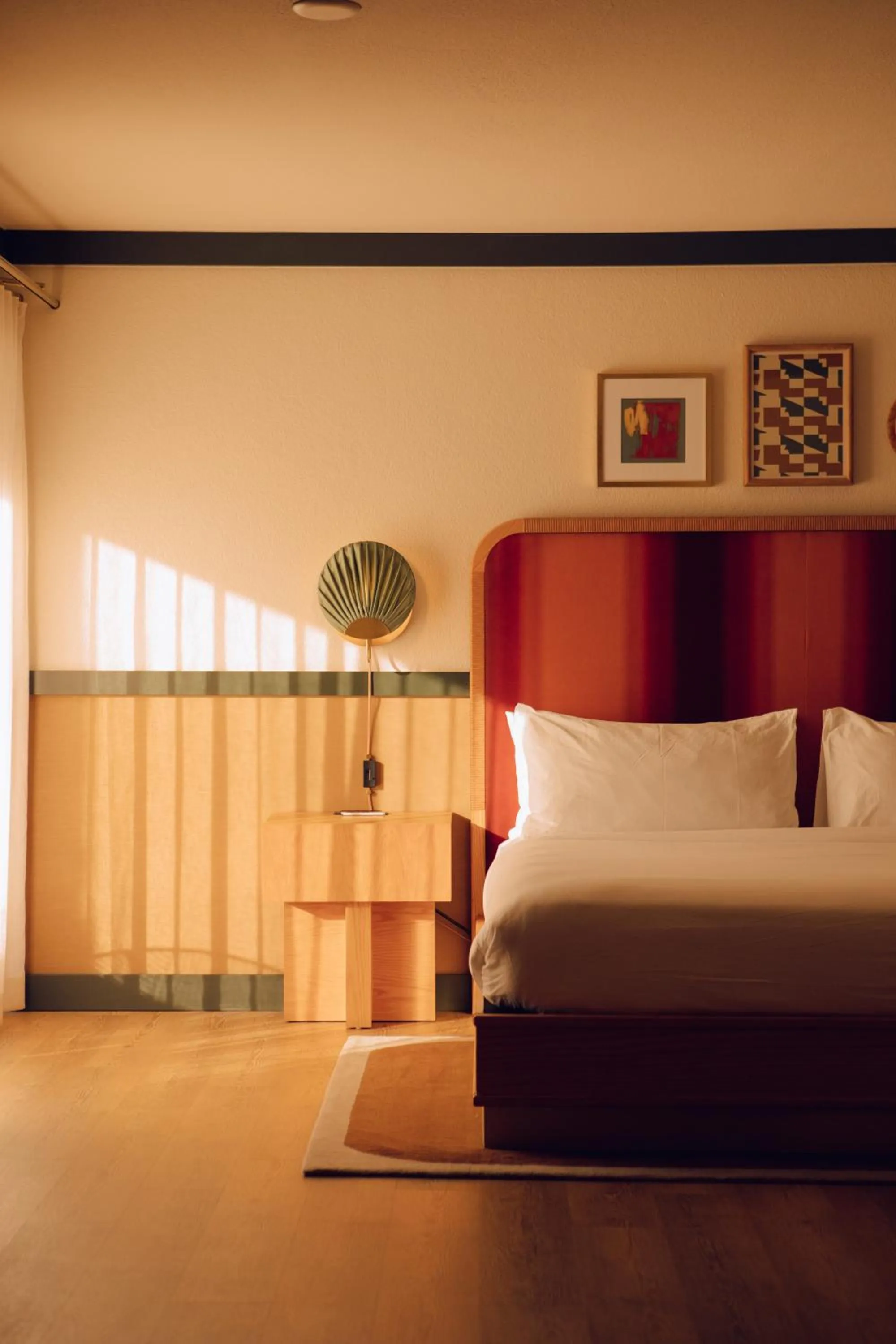 Bed in Life House, Palm Springs