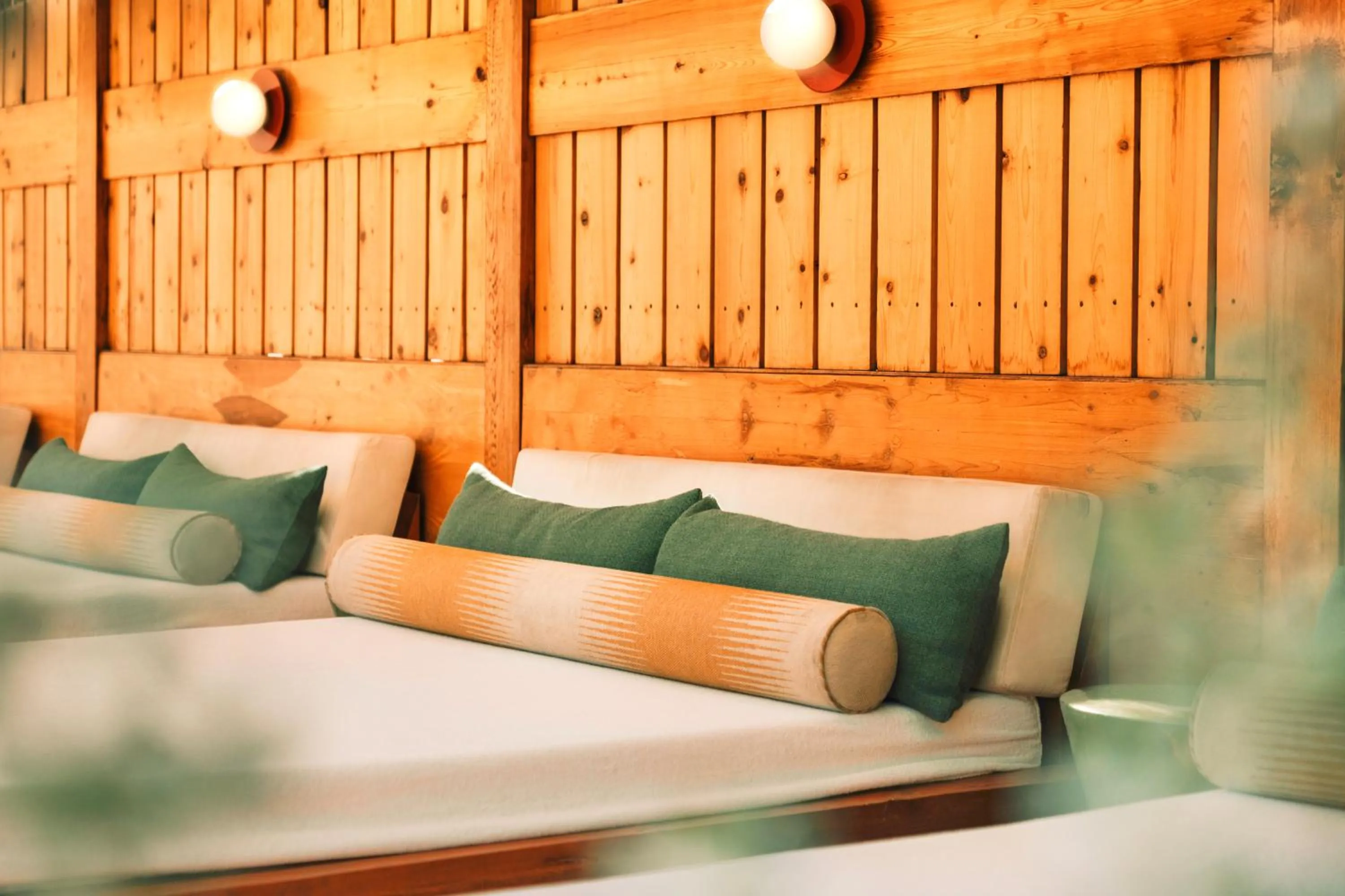 sunbed in Life House, Palm Springs