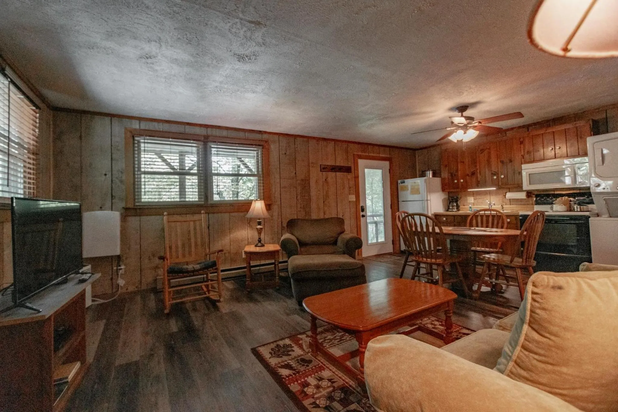 Living room in Swiss Mountain Village