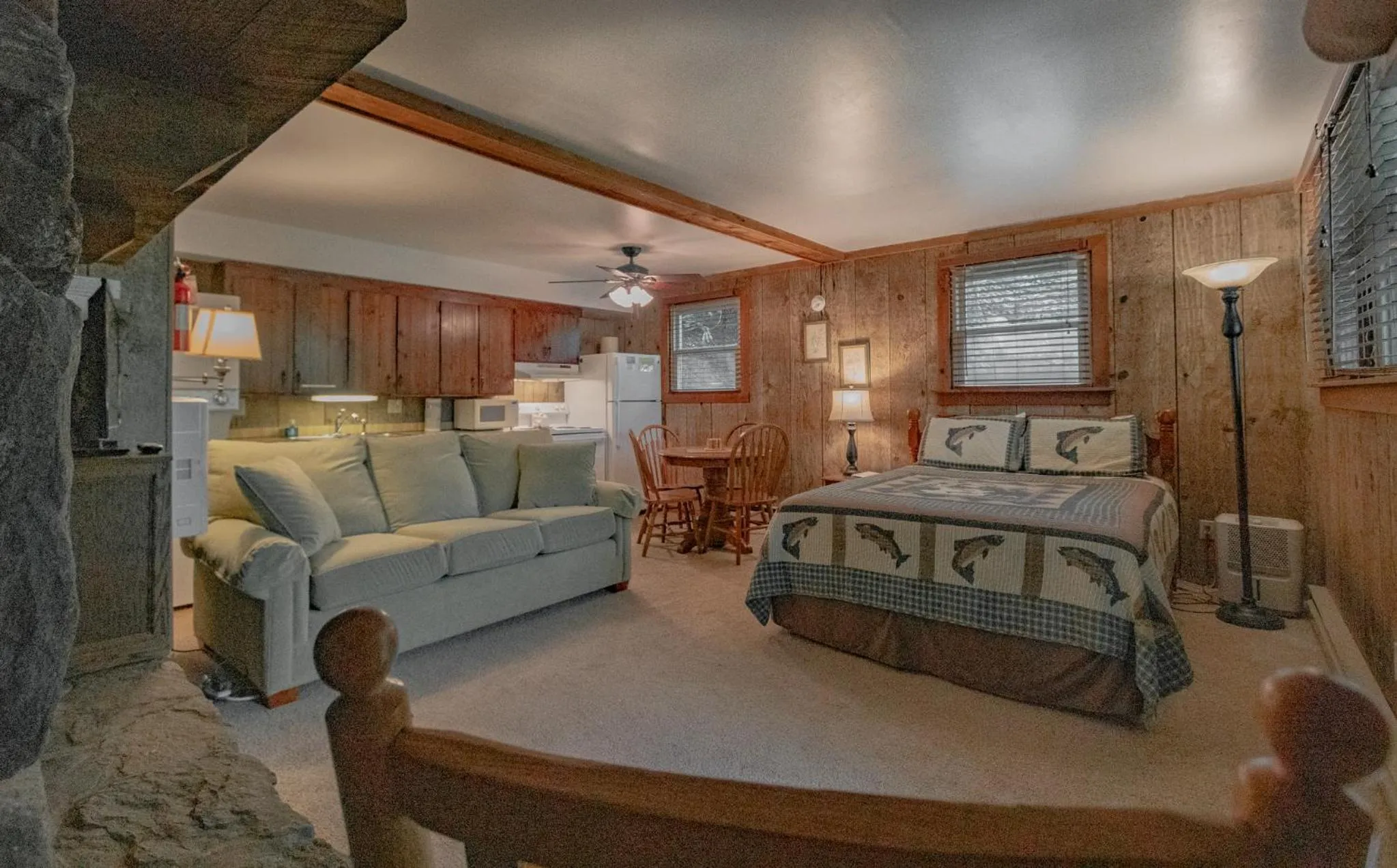 Bed in Swiss Mountain Village