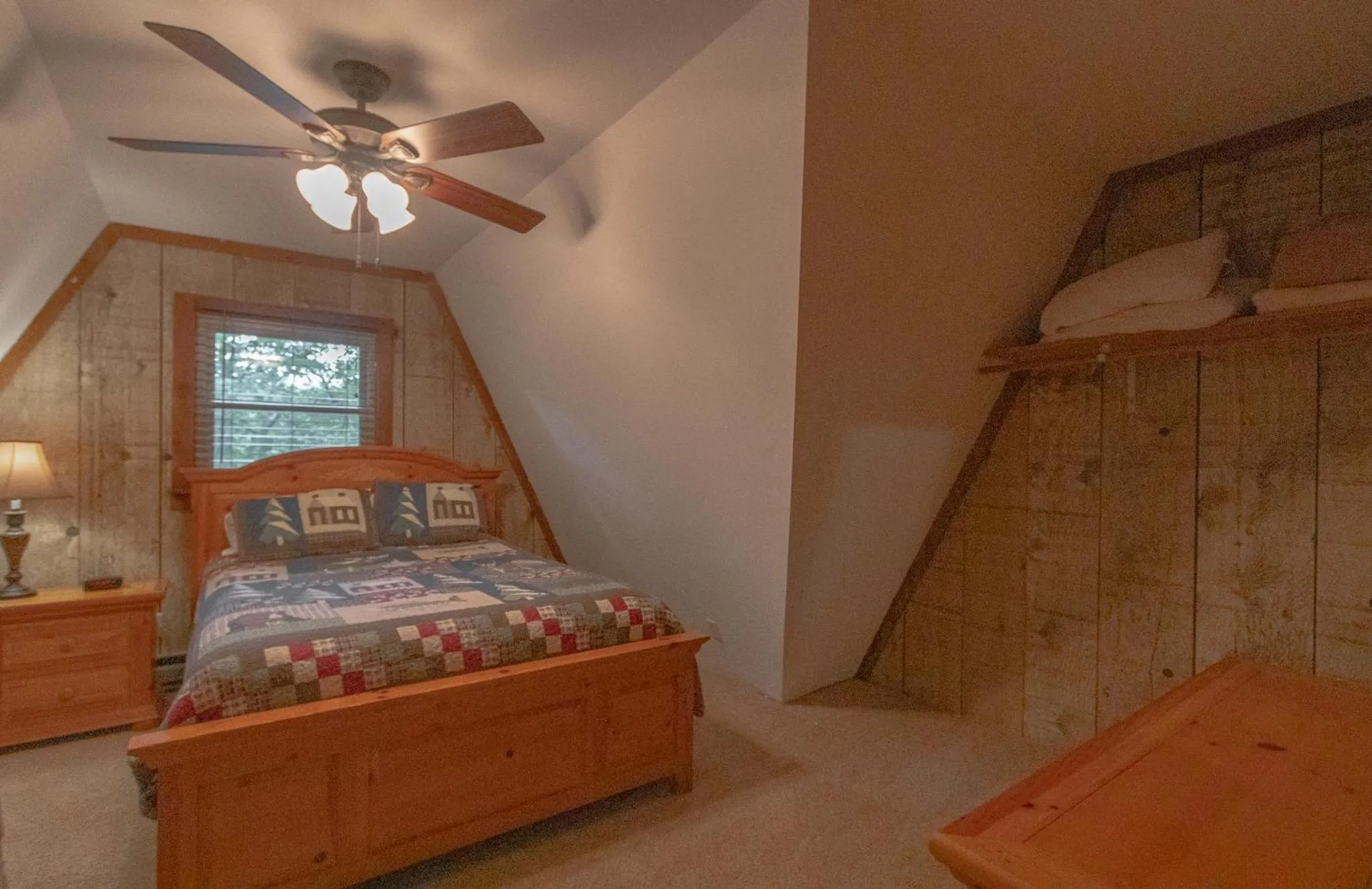 Bed in Swiss Mountain Village