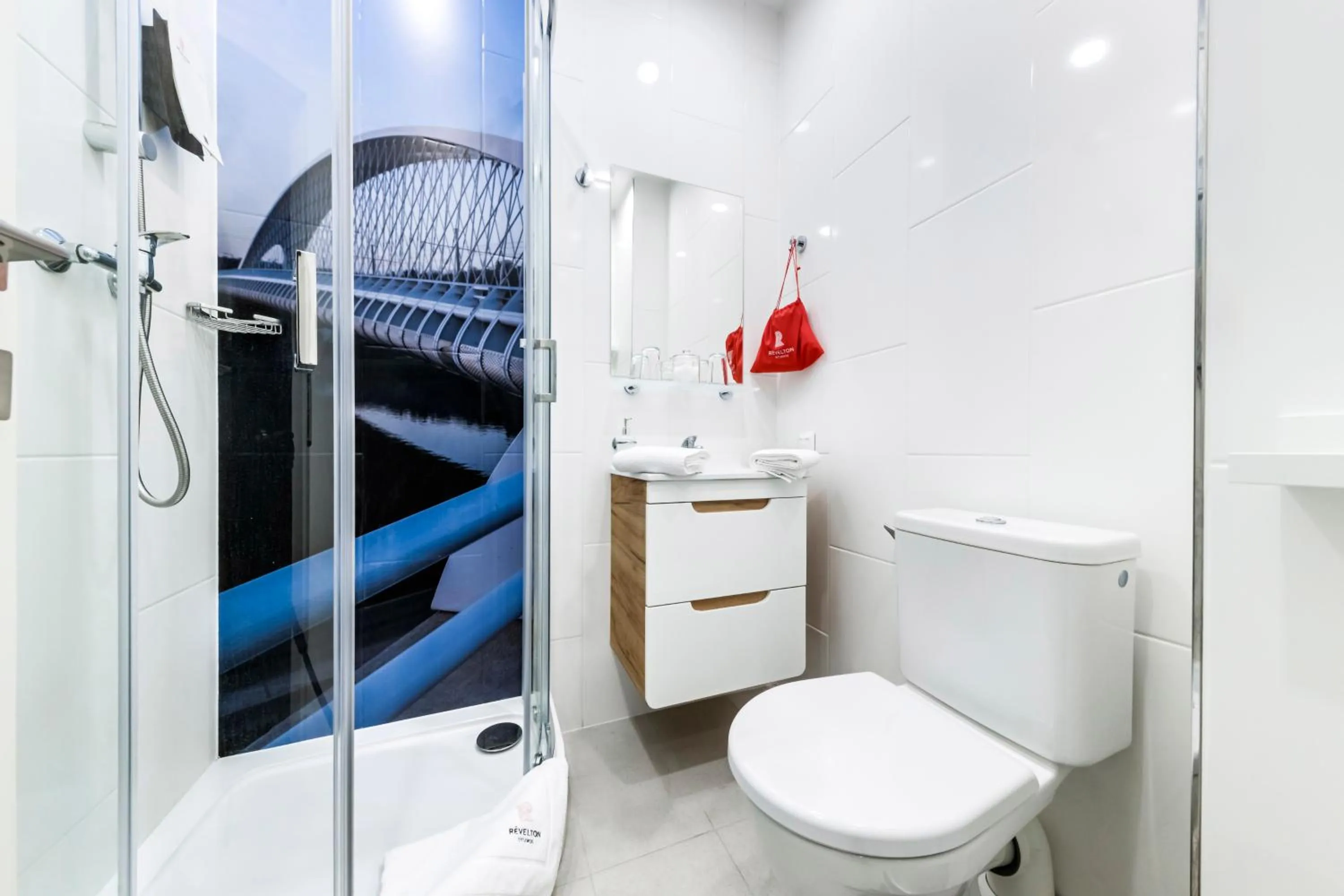 Shower in Revelton Studios Prague