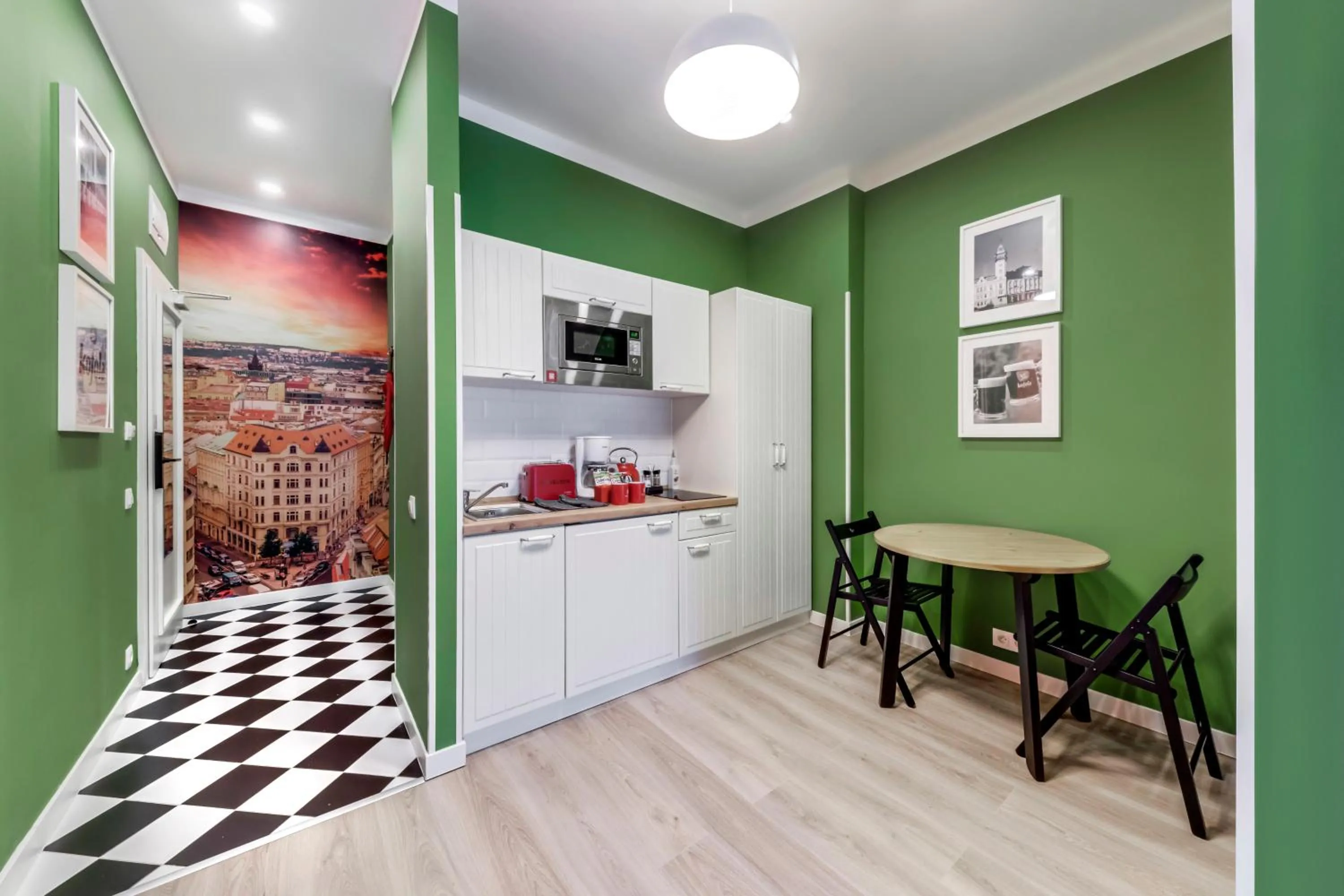 Kitchen or kitchenette in Revelton Studios Prague