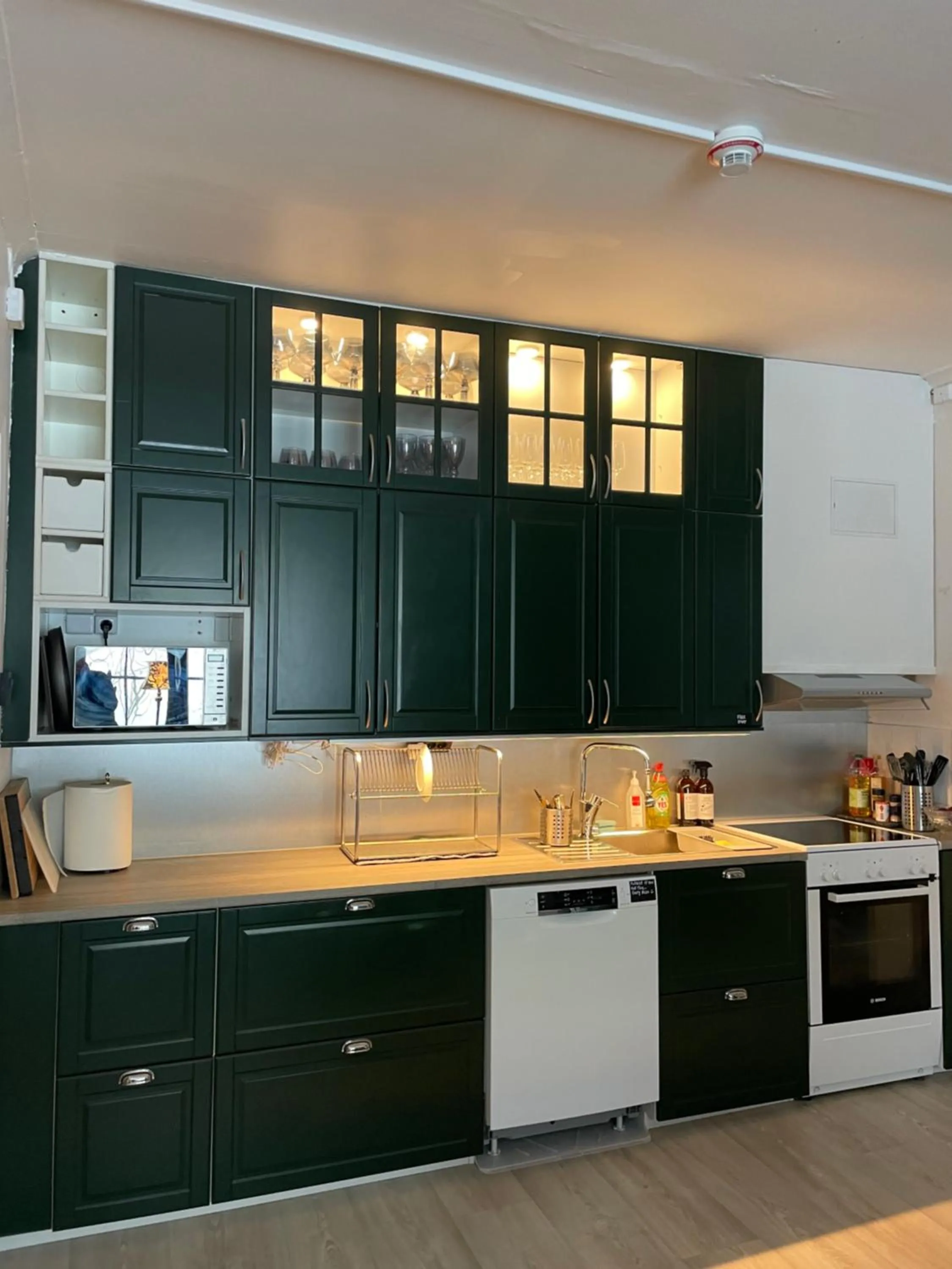 Kitchen or kitchenette in Villa Lyckan