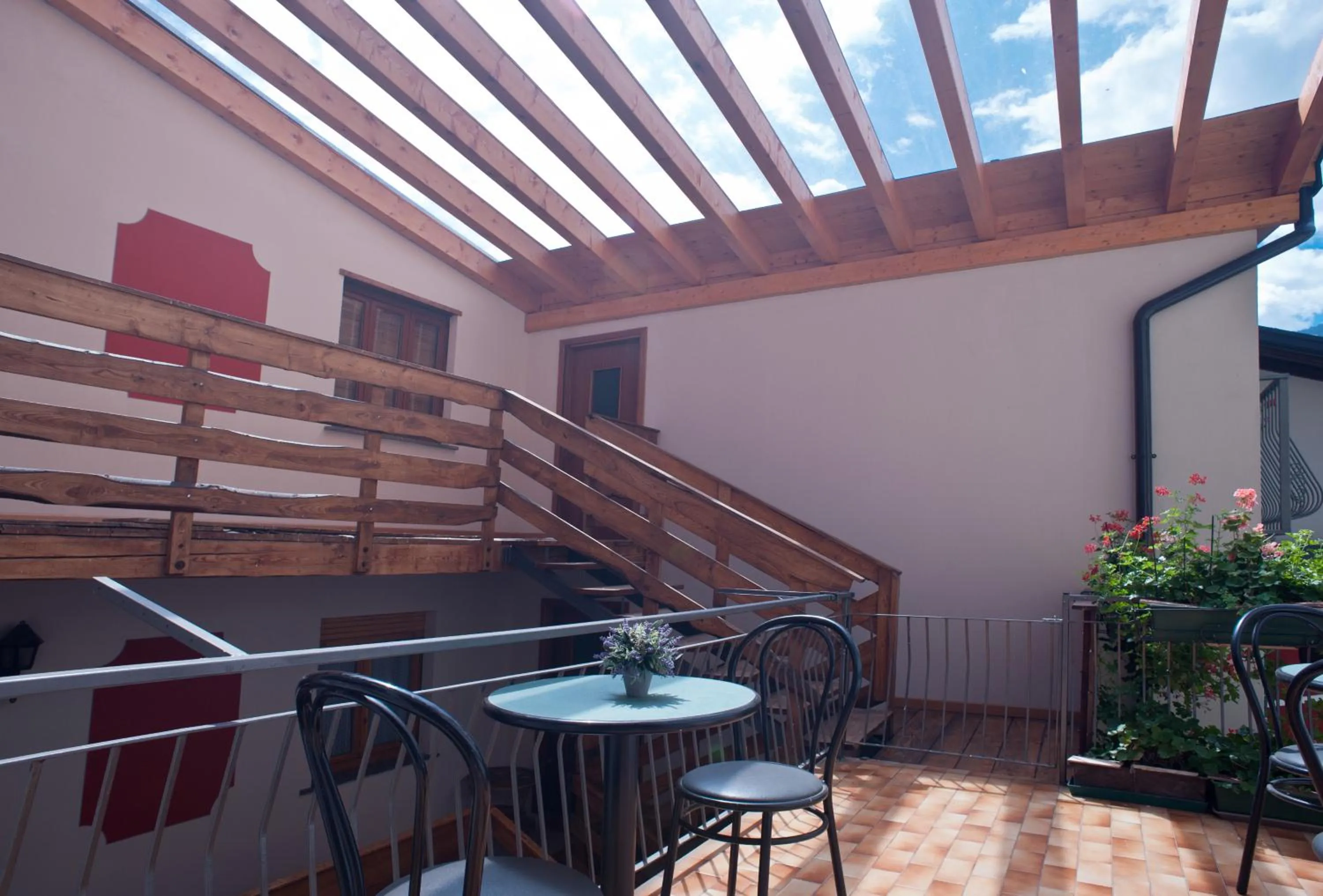 Balcony/Terrace in B&B Il Pettirosso