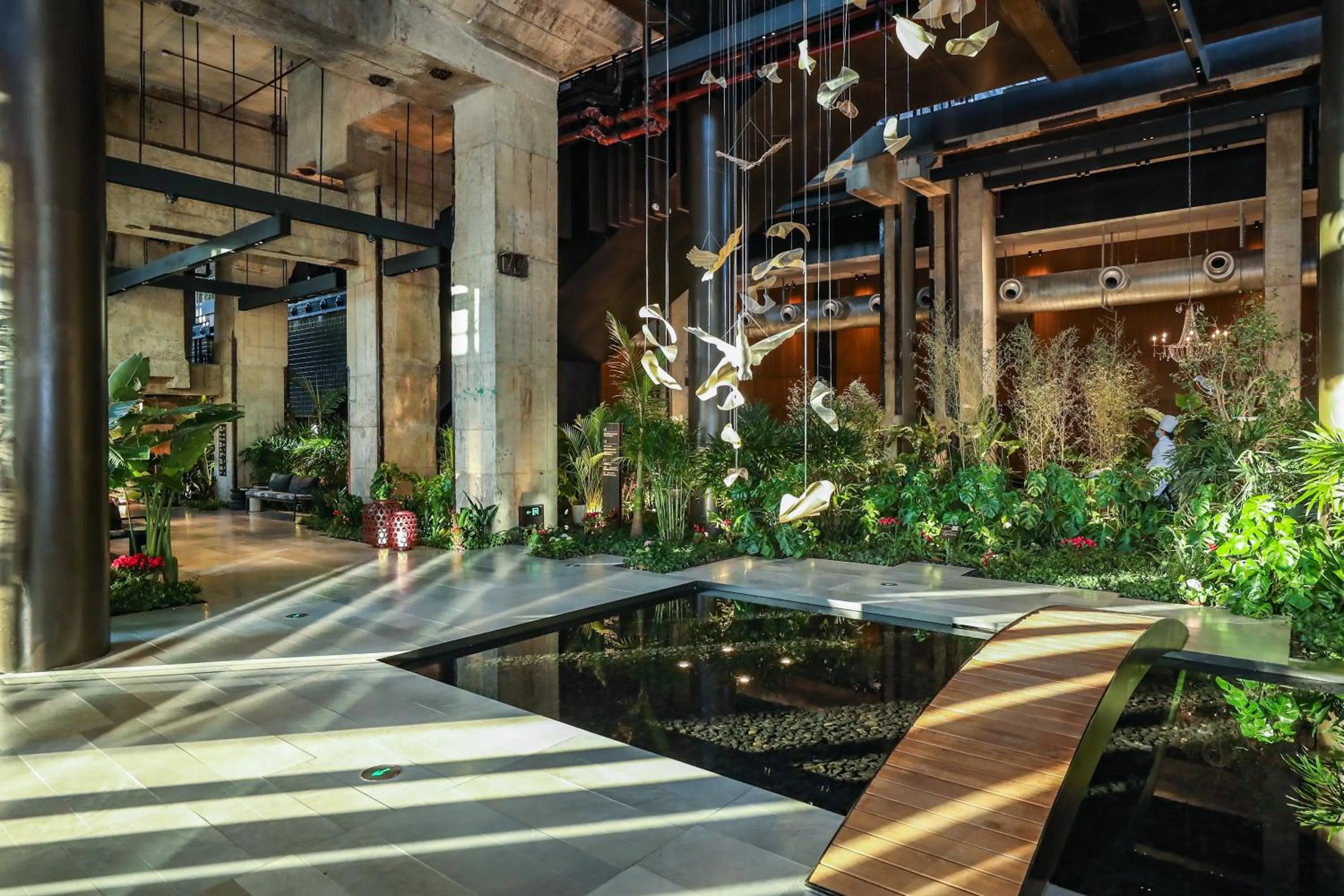 Facade/entrance in Shangri-La Shougang Park, Beijing