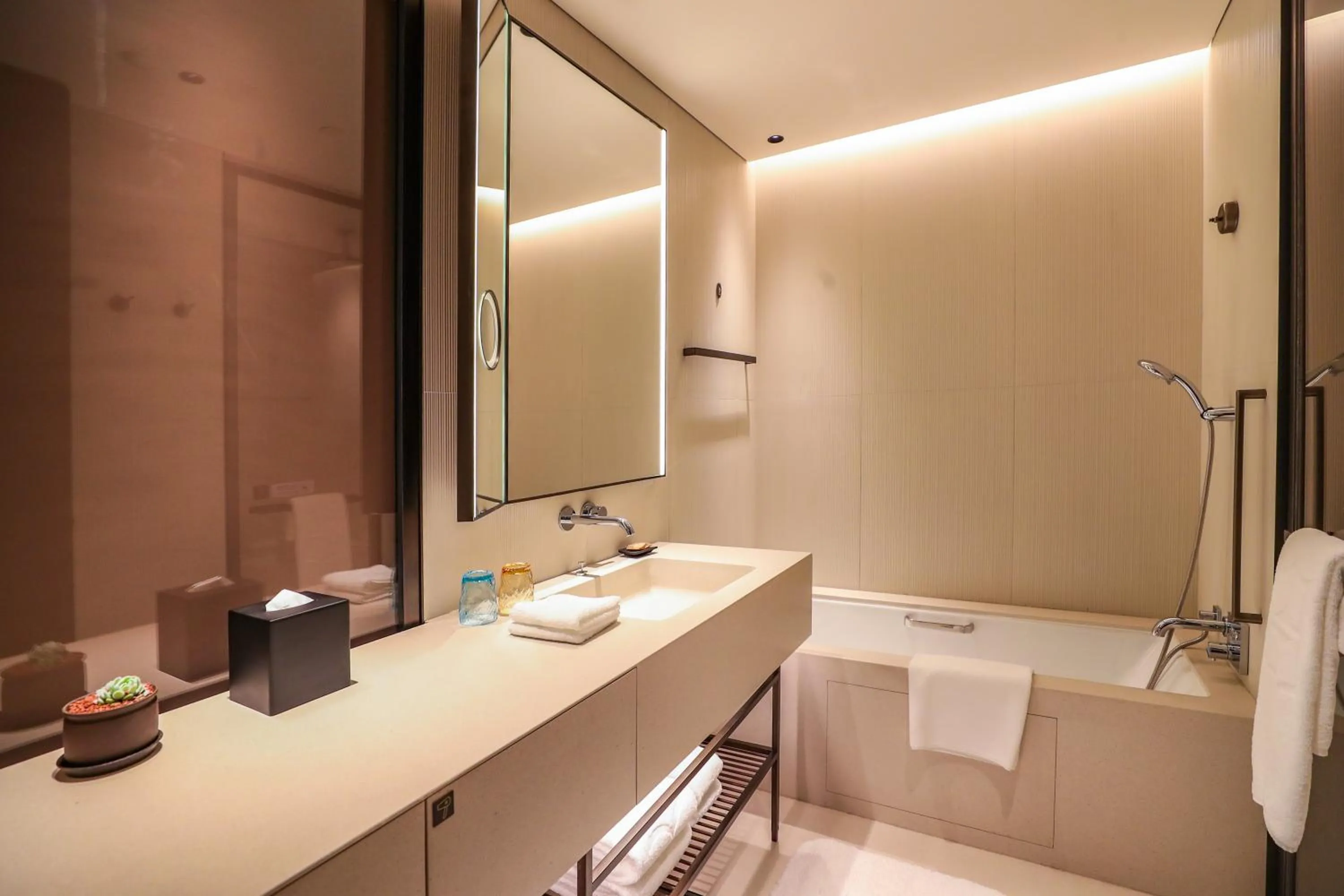 Bathroom in Shangri-La Shougang Park, Beijing