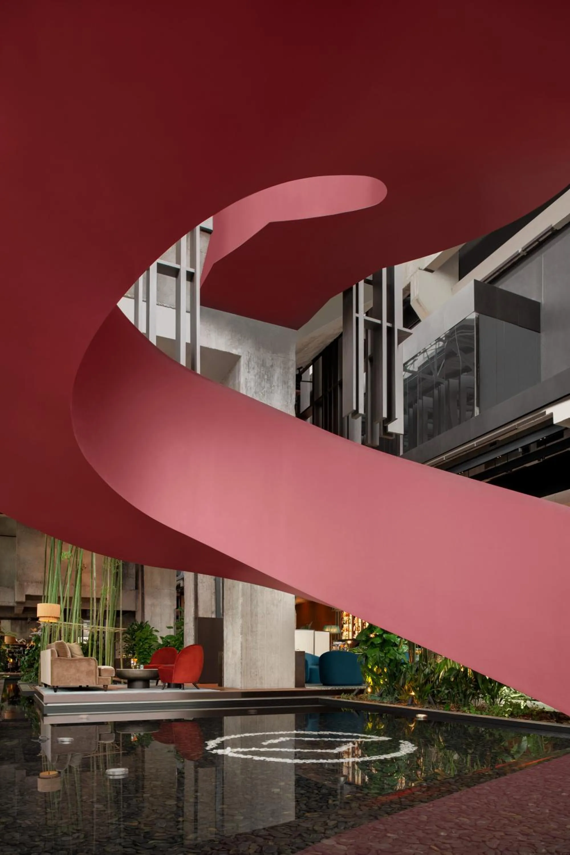 Lobby or reception in Shangri-La Shougang Park, Beijing