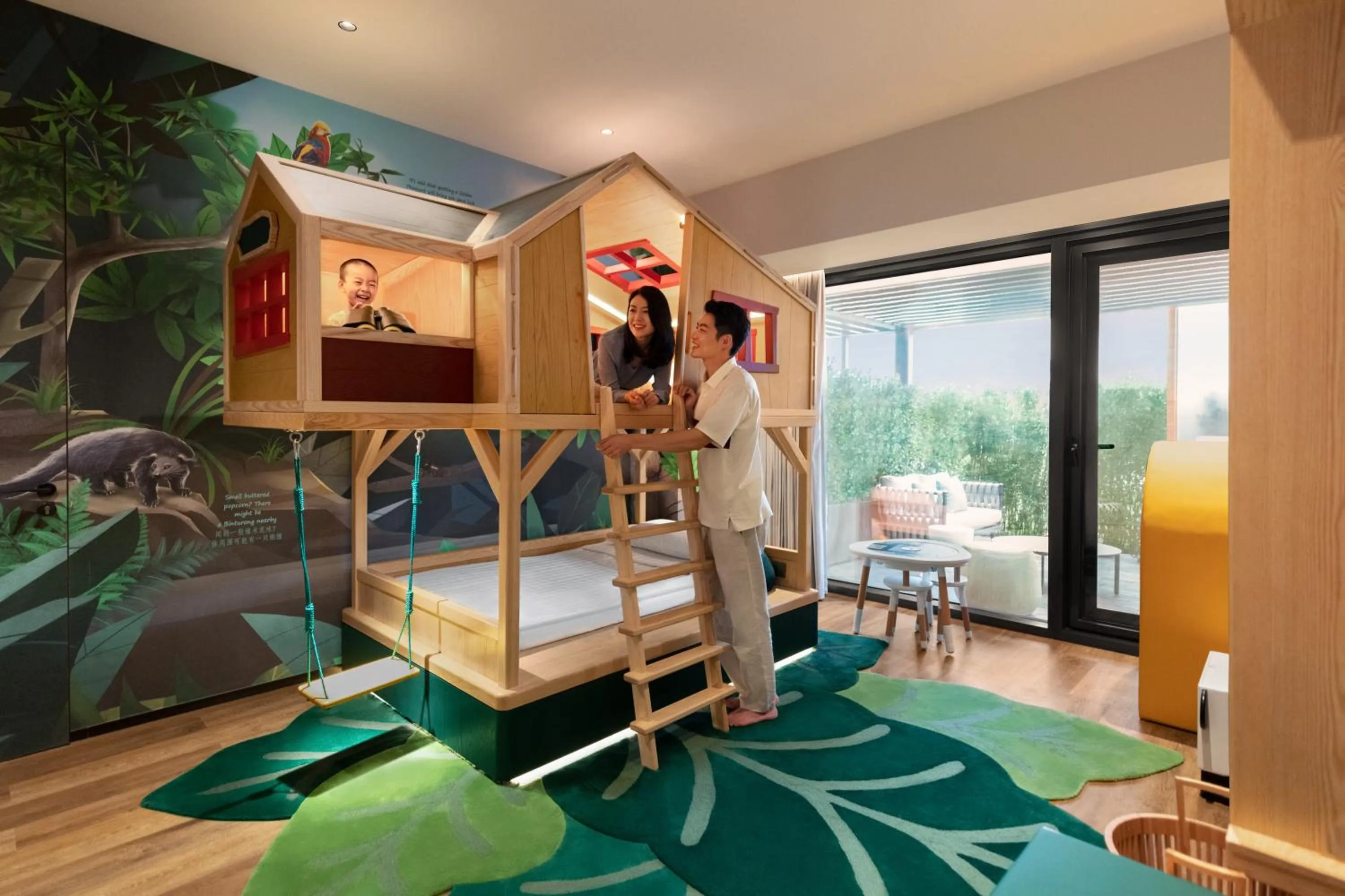 children, Bed in Shangri-La Shougang Park, Beijing