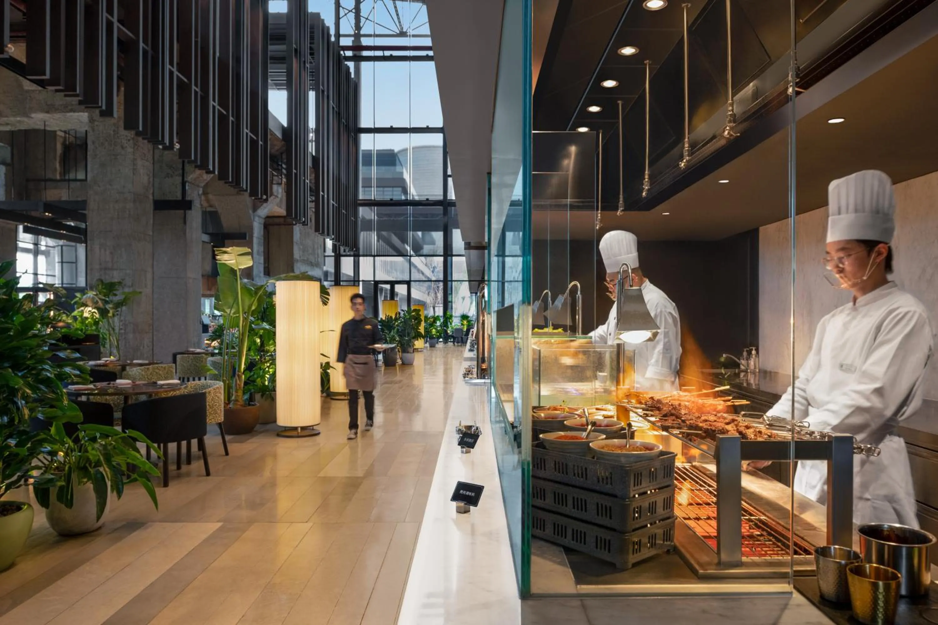 Restaurant/places to eat in Shangri-La Shougang Park, Beijing