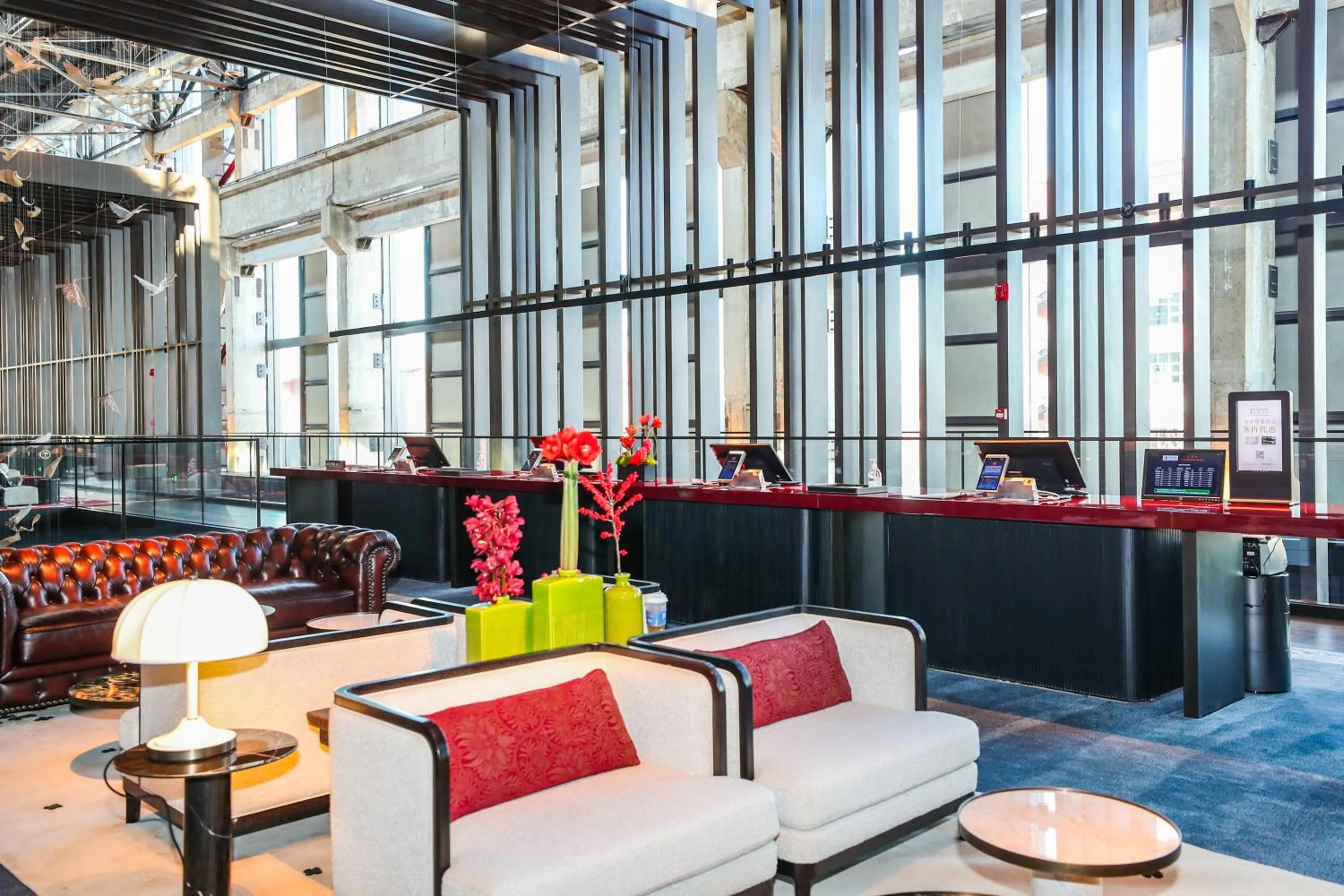 Lobby or reception in Shangri-La Shougang Park, Beijing