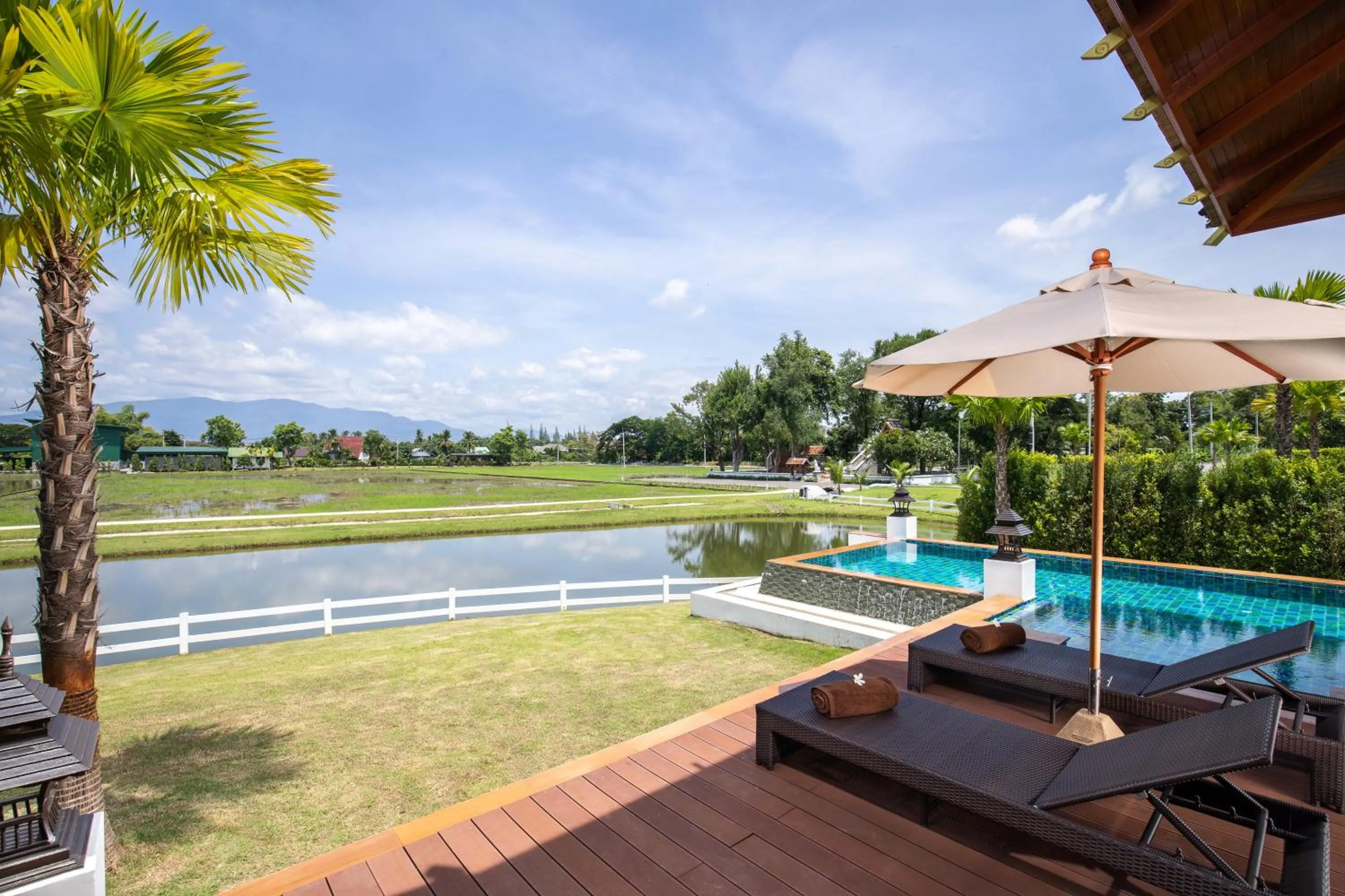Swimming pool in Thantara Resort Chiang Mai