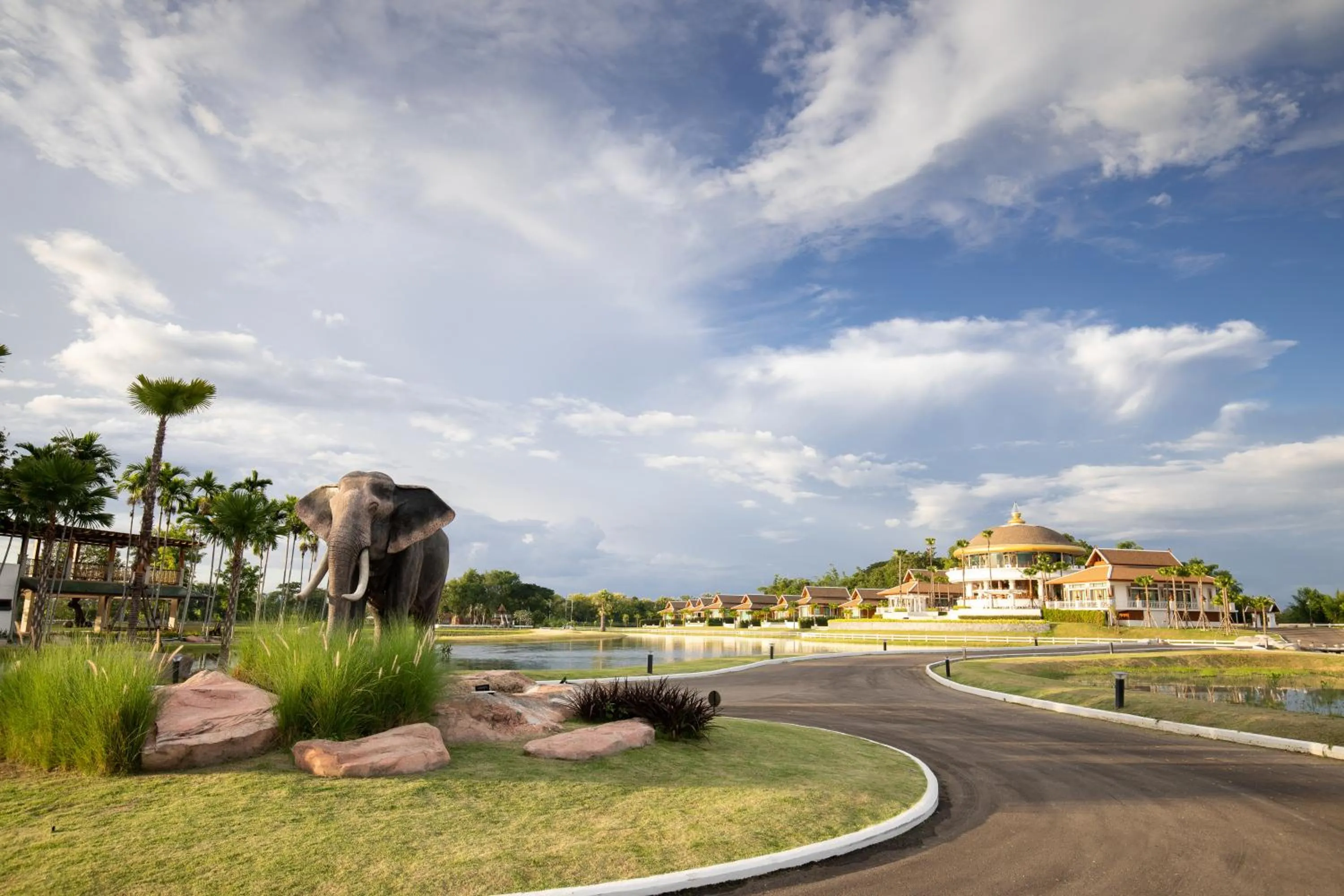 Garden in Thantara Resort Chiang Mai