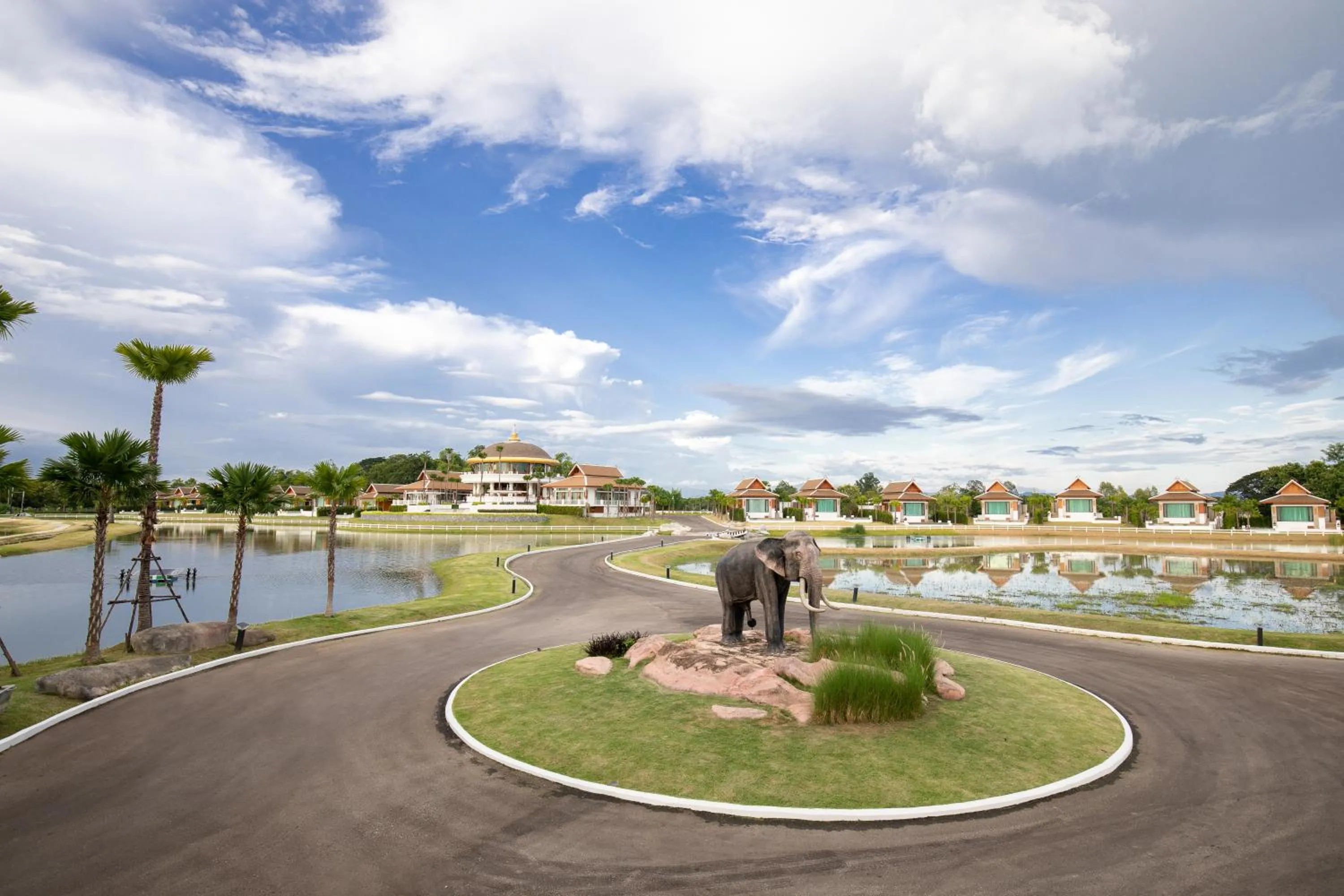 Garden in Thantara Resort Chiang Mai
