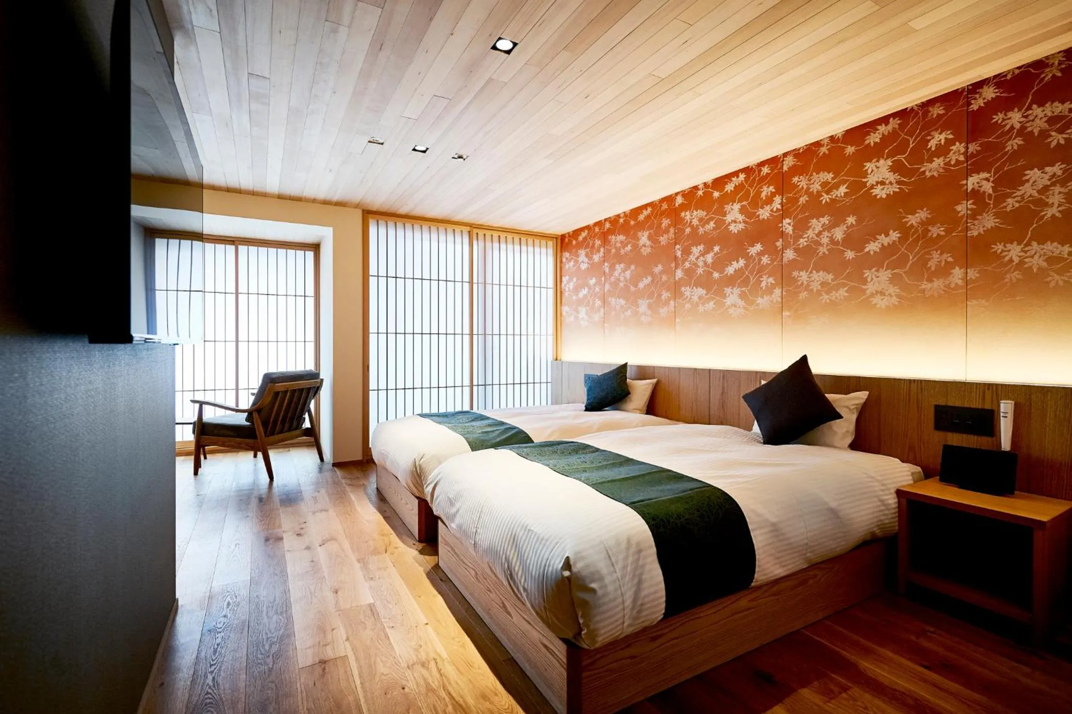 Bed in Kikokutei Bekkan