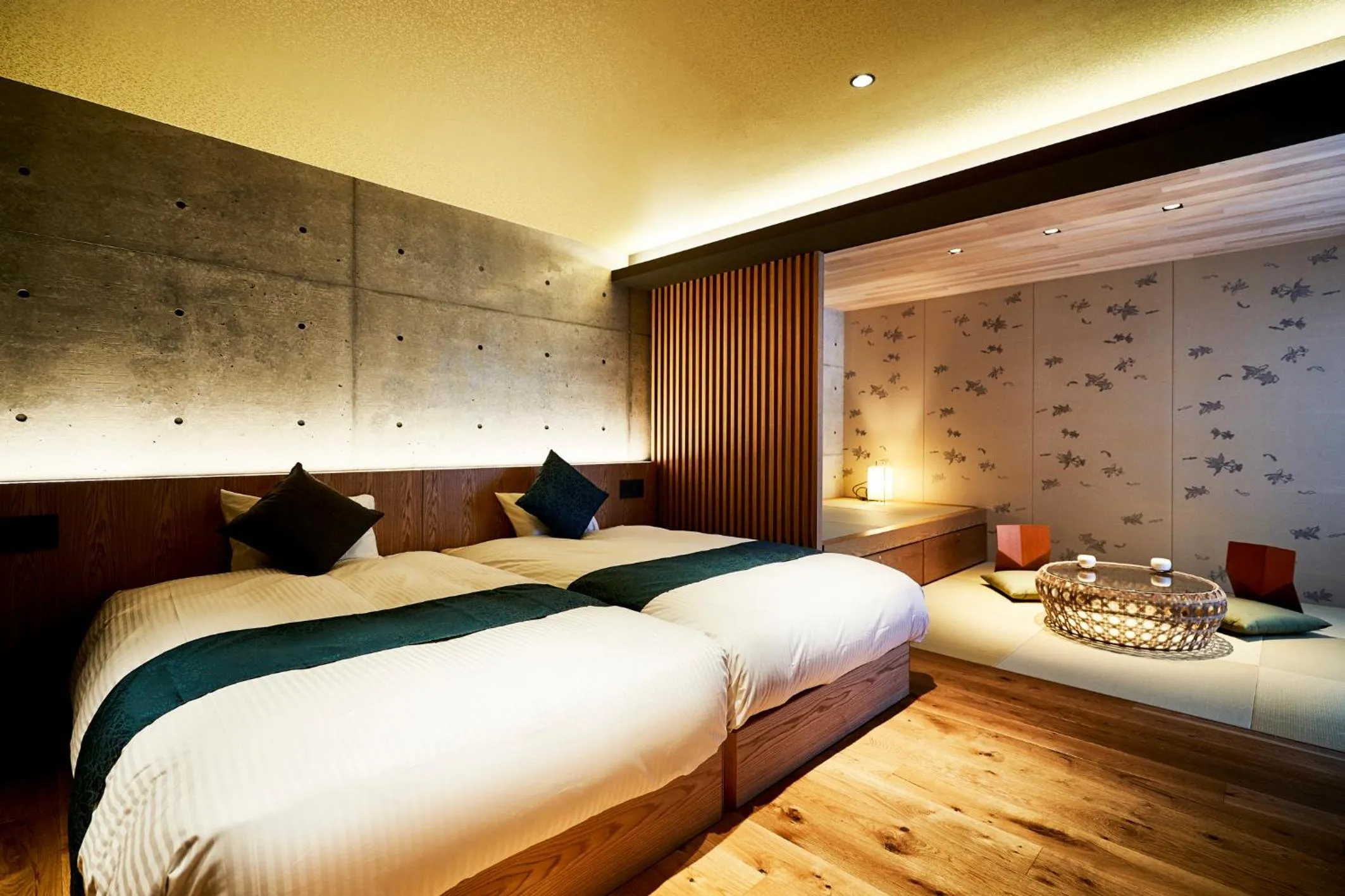 Bed in Kikokutei Bekkan