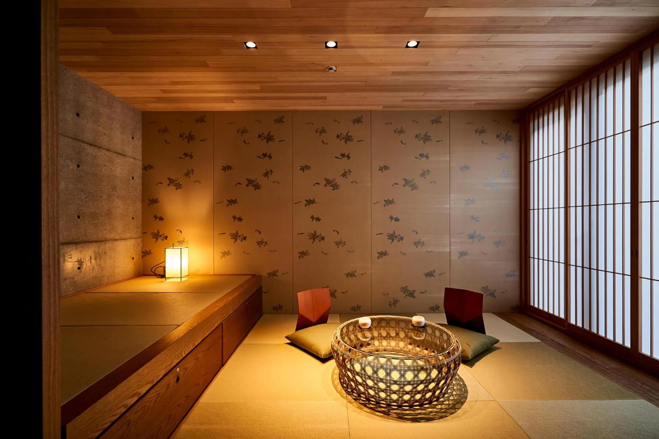 Living room, Bed in Kikokutei Bekkan